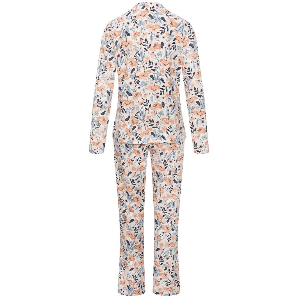 Vivance Dreams Pyjama, (2 tlg.), mit durchgehender Knopfleiste