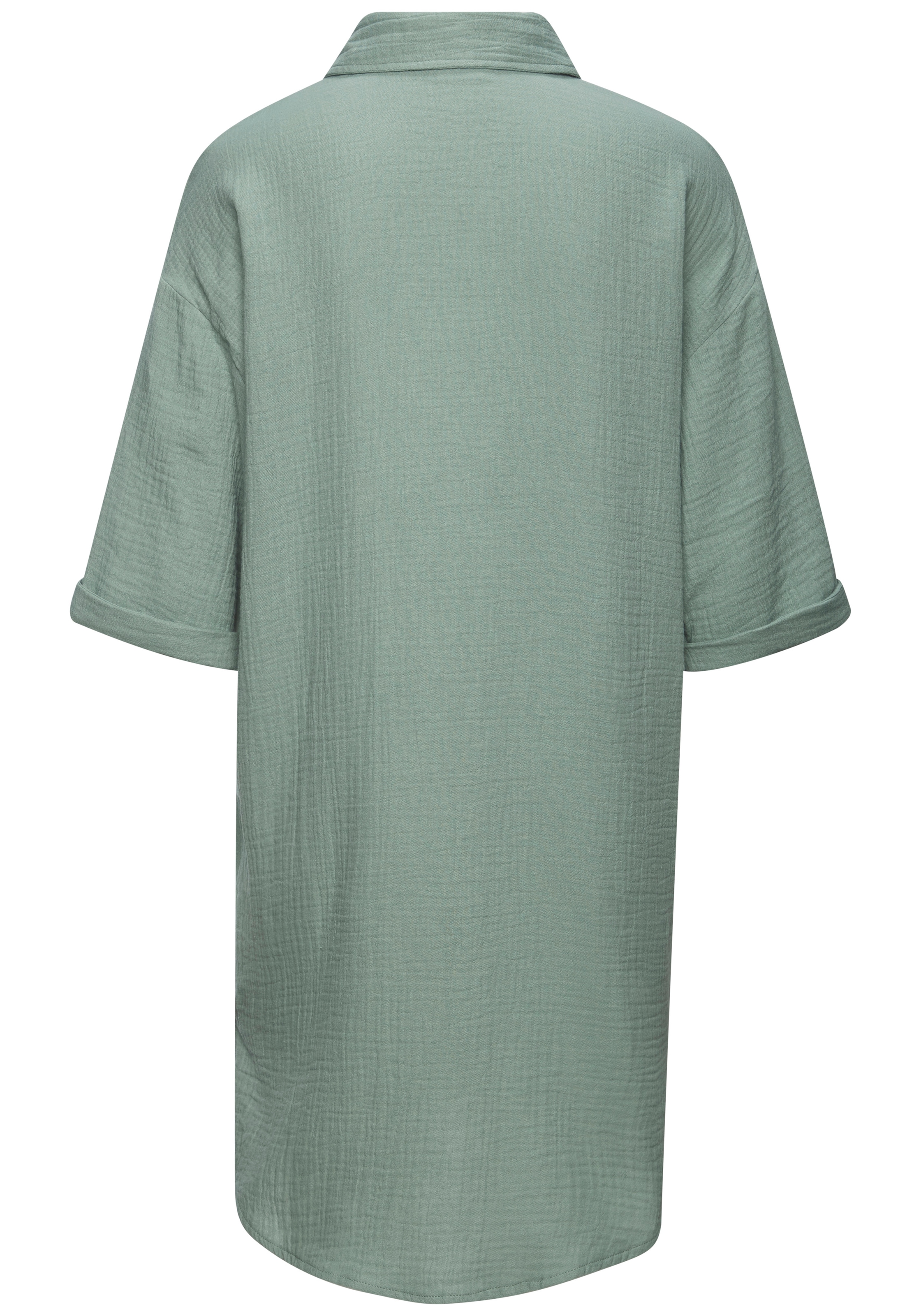 Beachtime by Lascana Longbluse lange Hemdbluse aus Musselinware