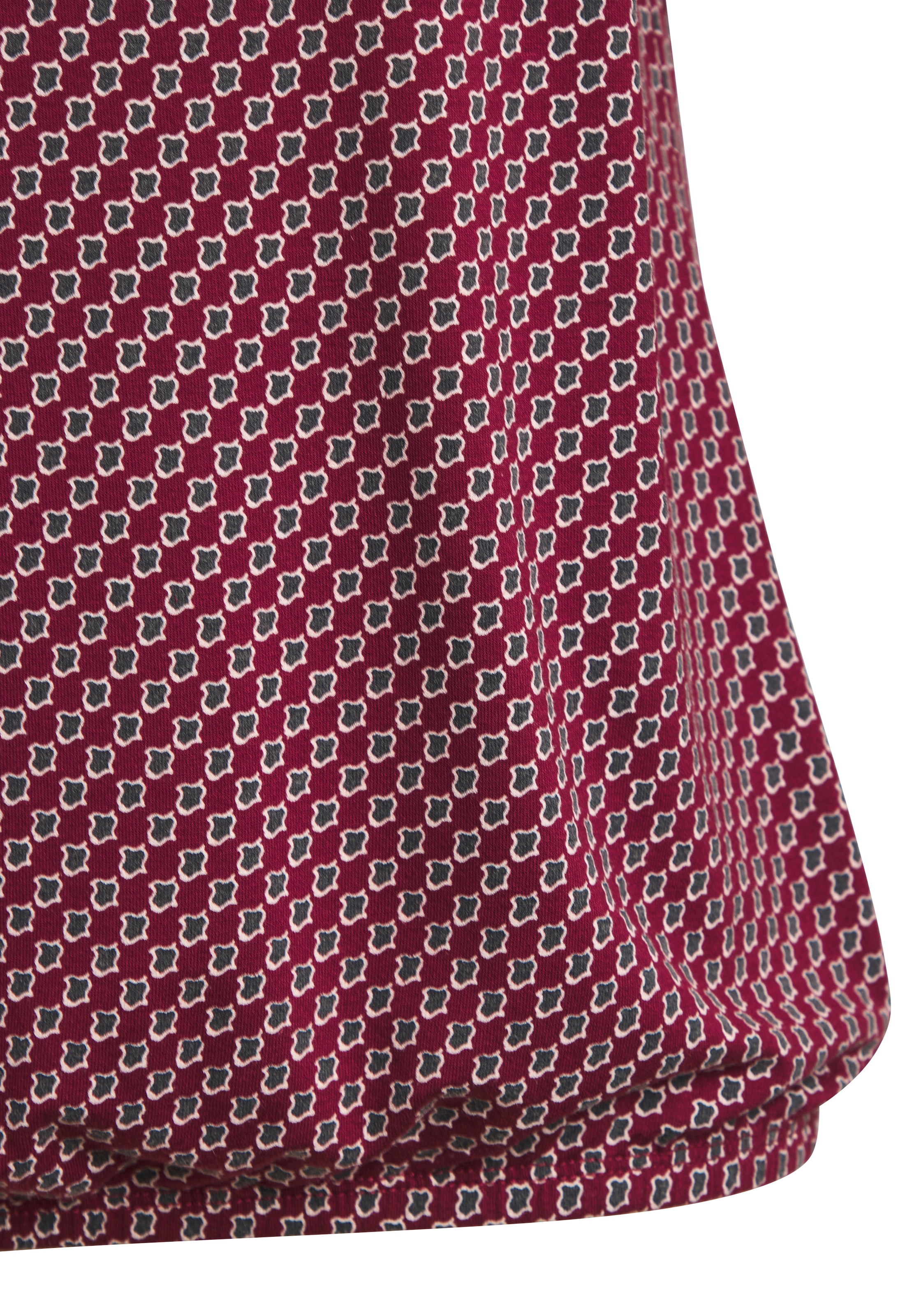 Vivance Rundhalsshirt »mit goldfarbenem Zierknopf am Ausschnitt« aus weichem Viskose-Stretch