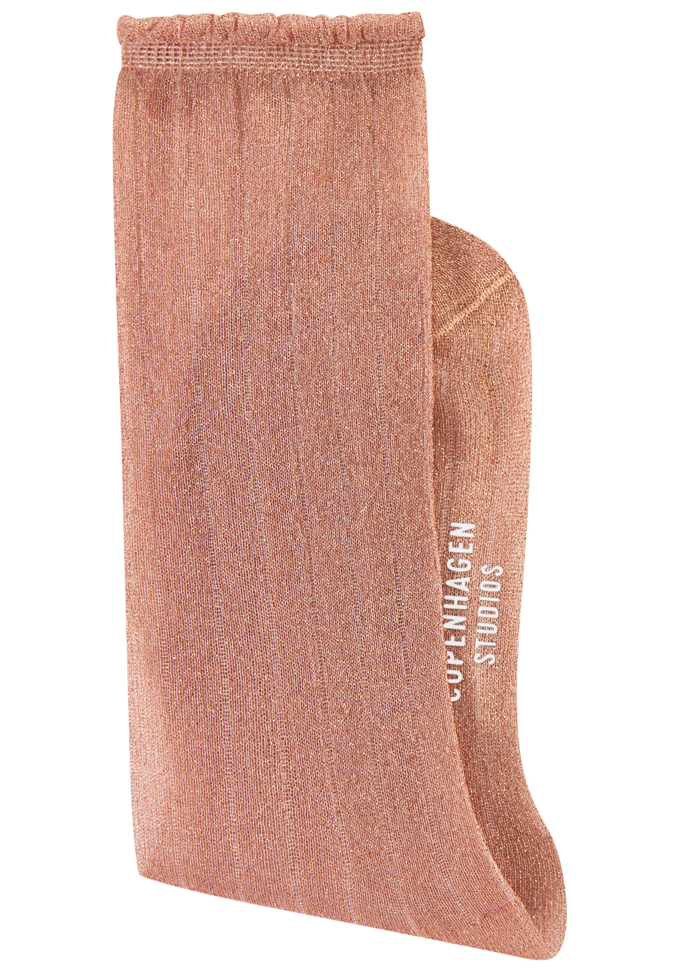 Copenhagen Studios Chaussettes longues Paquet, 2 Couple tlg. transparent und mit Glitzer