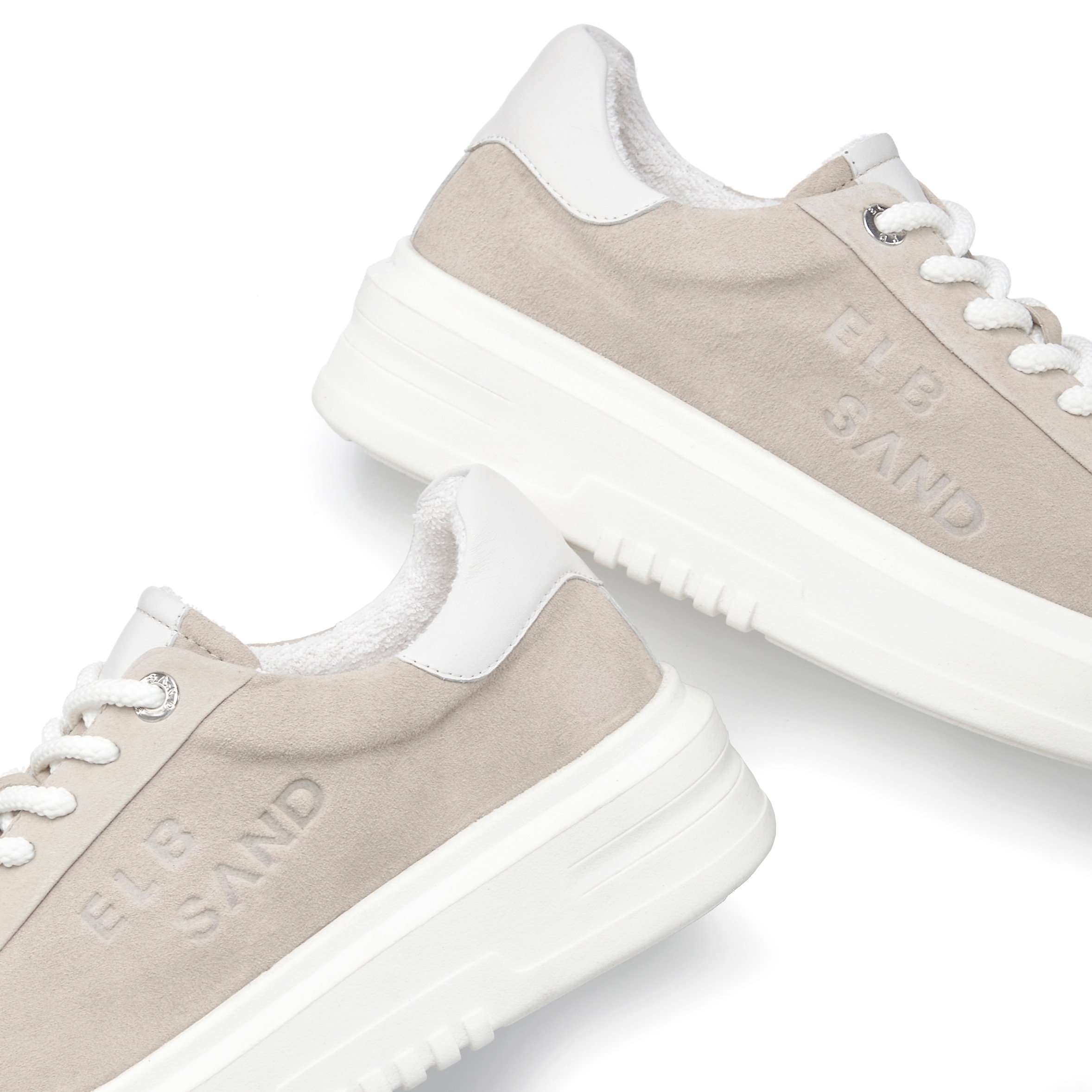 Elbsand Sneaker »Schnürschuh«, Schnürhalbschuh,Freizeitschuh aus Leder mit modischer Plateausohle