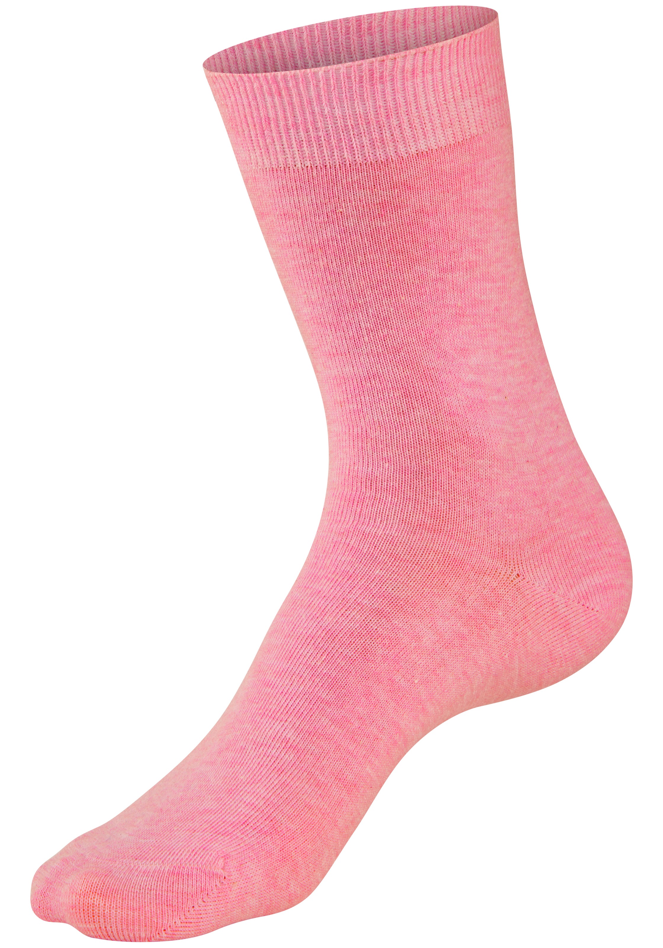 H.I.S Chaussettes basiques »Damensocken, frische melierte Farben; casual« Paquet, 20 Couple tlg. Chaussettes de tous les jours en gros paquet