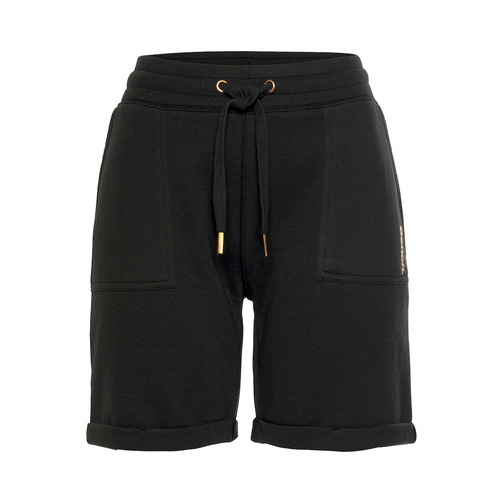 Bench. Loungewear Bermudas, mit aufgeschlagenen Beinsäumen und seitlichen Taschen, Loungewear
