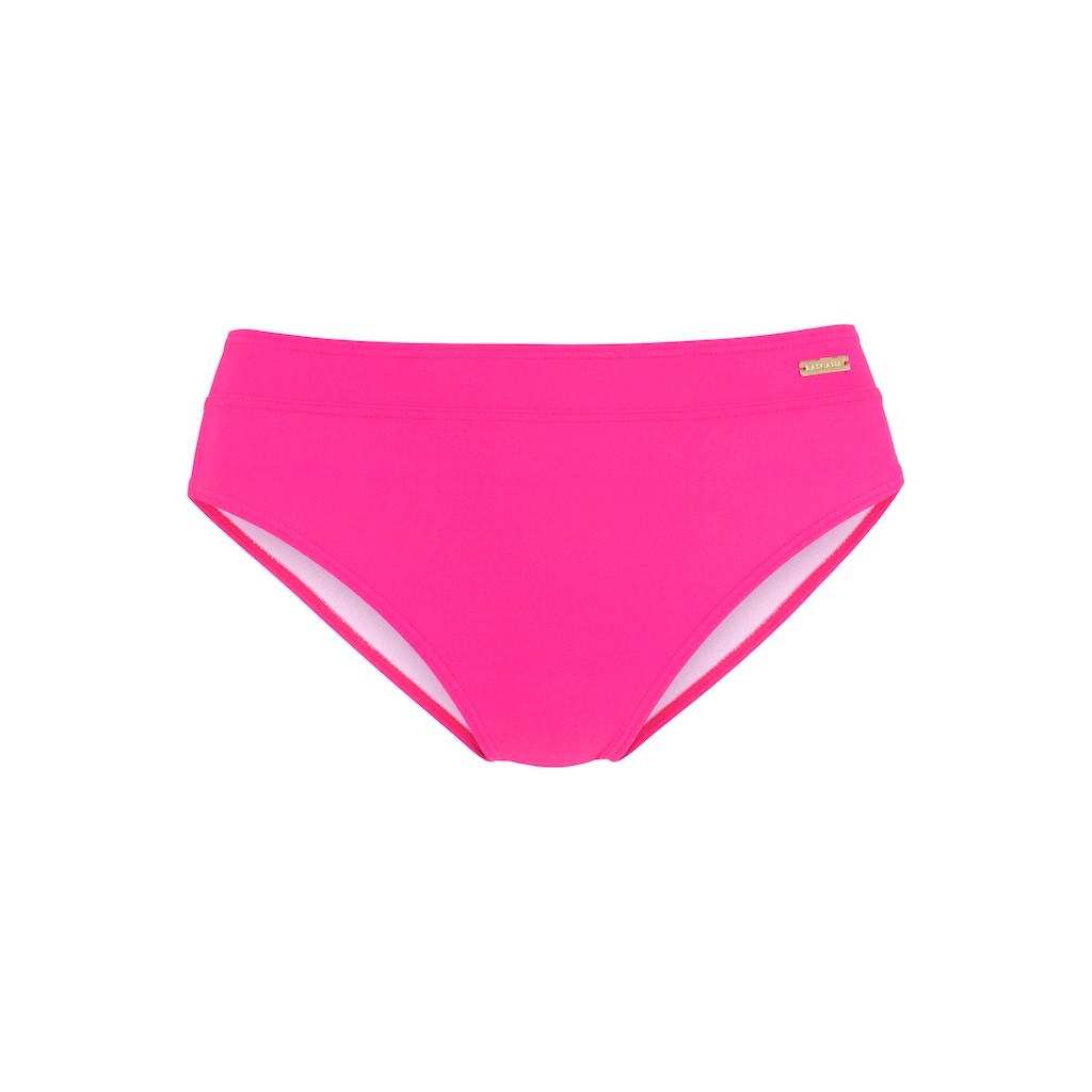 LASCANA Highwaist-Bikini-Hose »Lolo«, mit angesetztem Bündchen