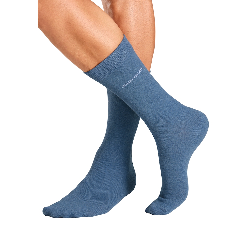 John Devin Basicsocken, (Packung, 7 Paar), für jeden Tag