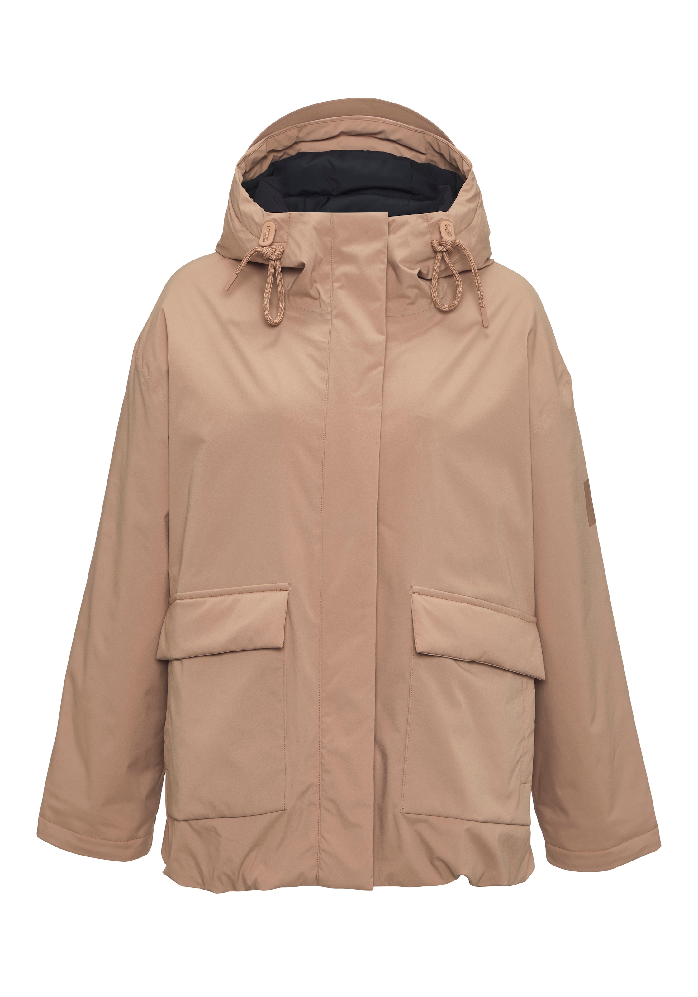 Elbsand Parka mit grossem Logodruck auf der Rückseite