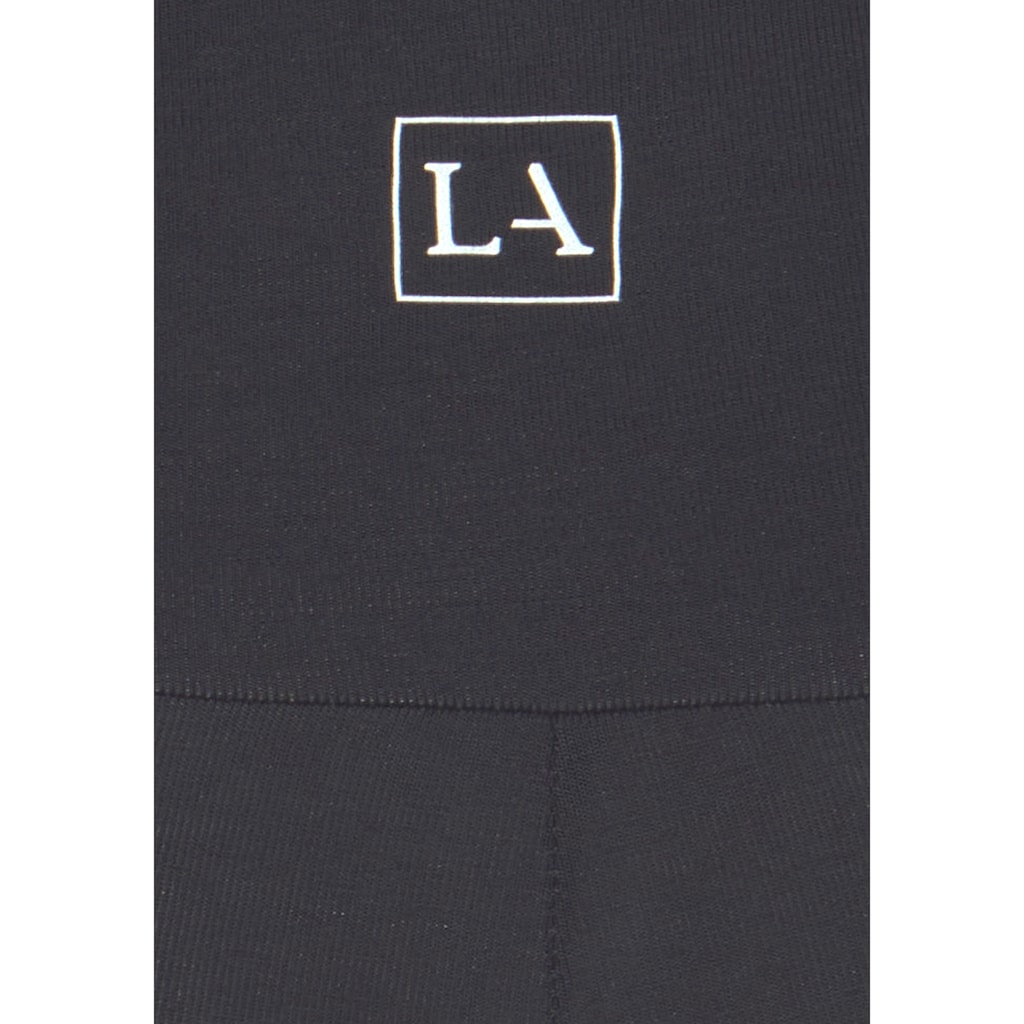 LASCANA Caprileggings, mit breitem weichem Bündchen, Loungewear