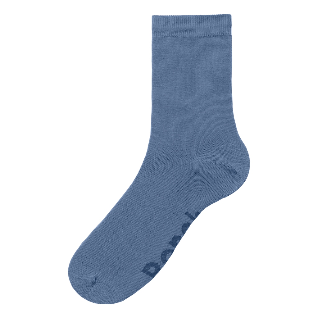 Bench. Basicsocken, (Dose, 4 Paar), mit farbigen Innenbündchen
