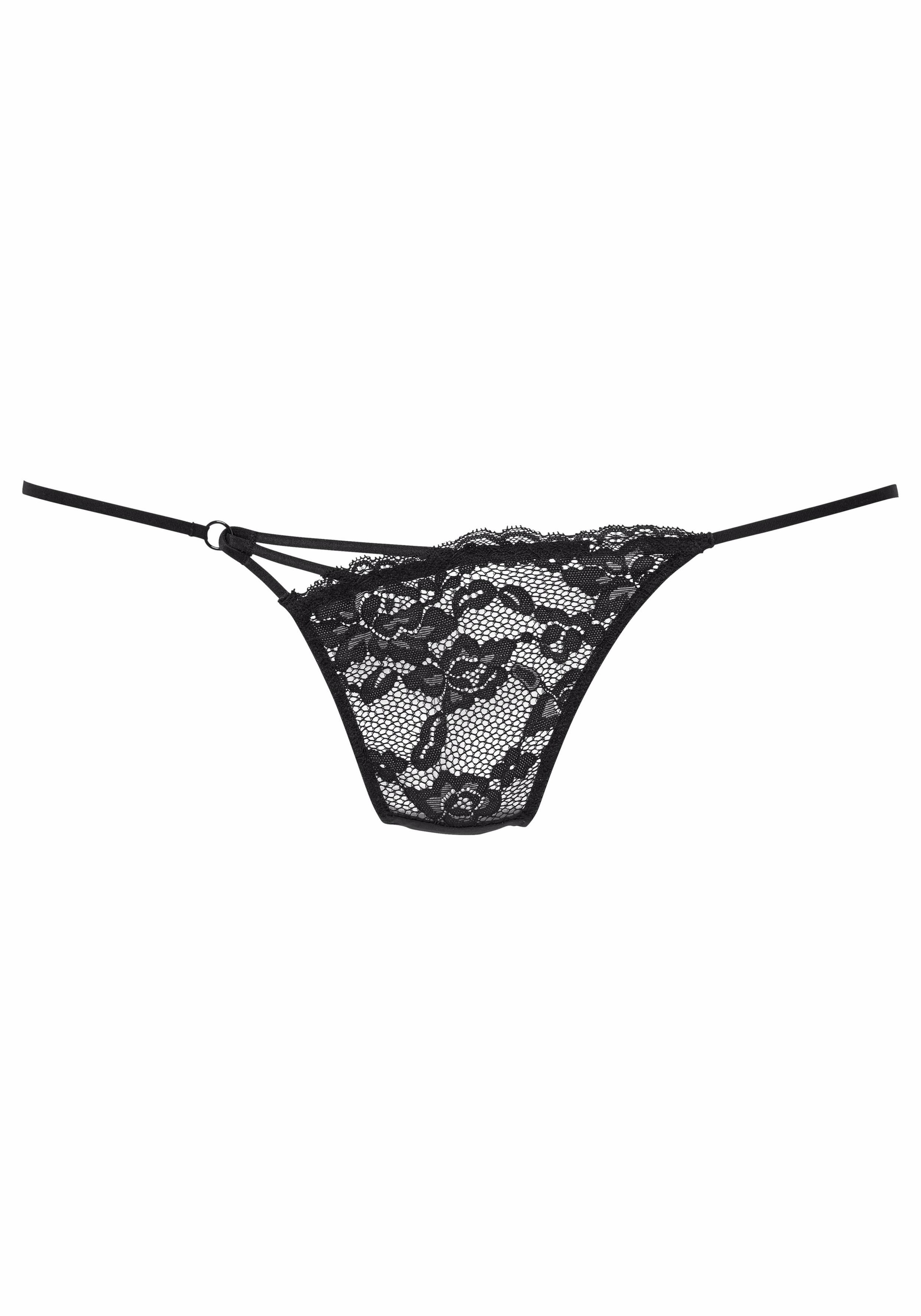 LASCANA String aus leicht transparenter Spitze