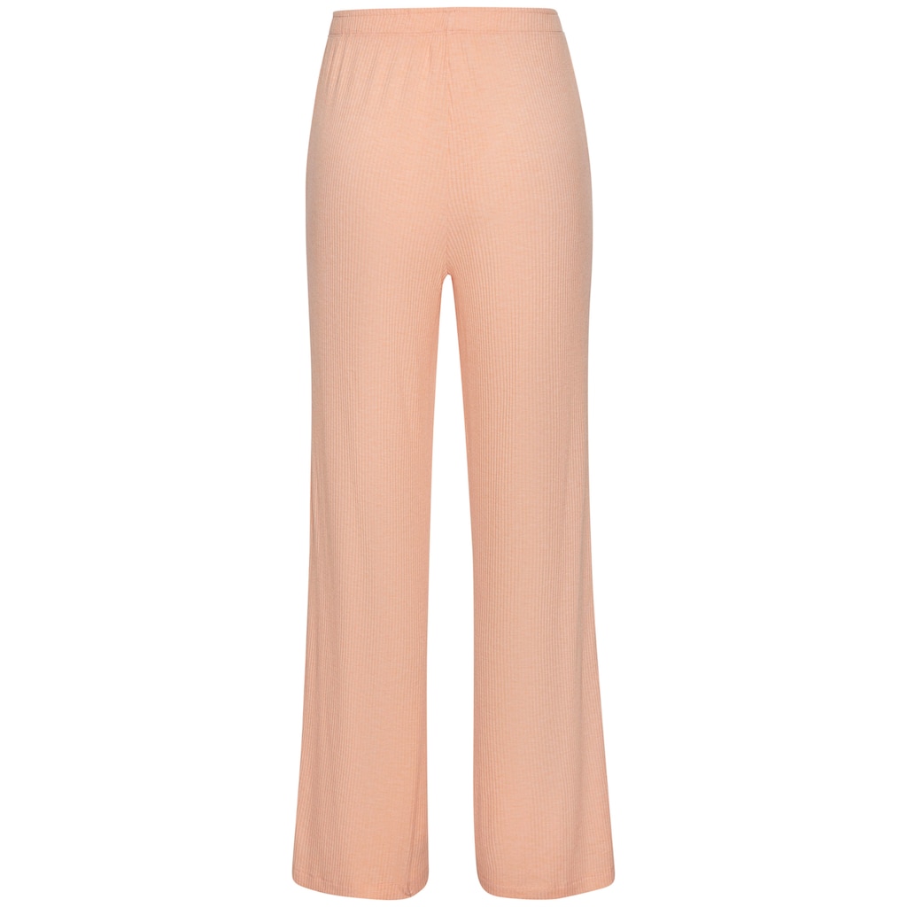 s.Oliver Pyjamahose, in elastischer Rippware