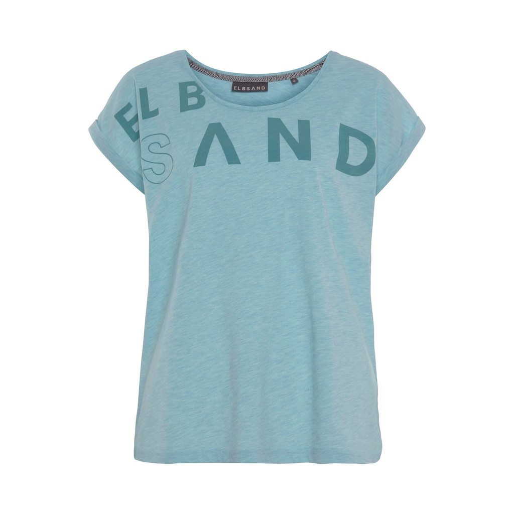 Elbsand T-Shirt, aus weichem Jersey, Kurzarmshirt, sportlich und bequem