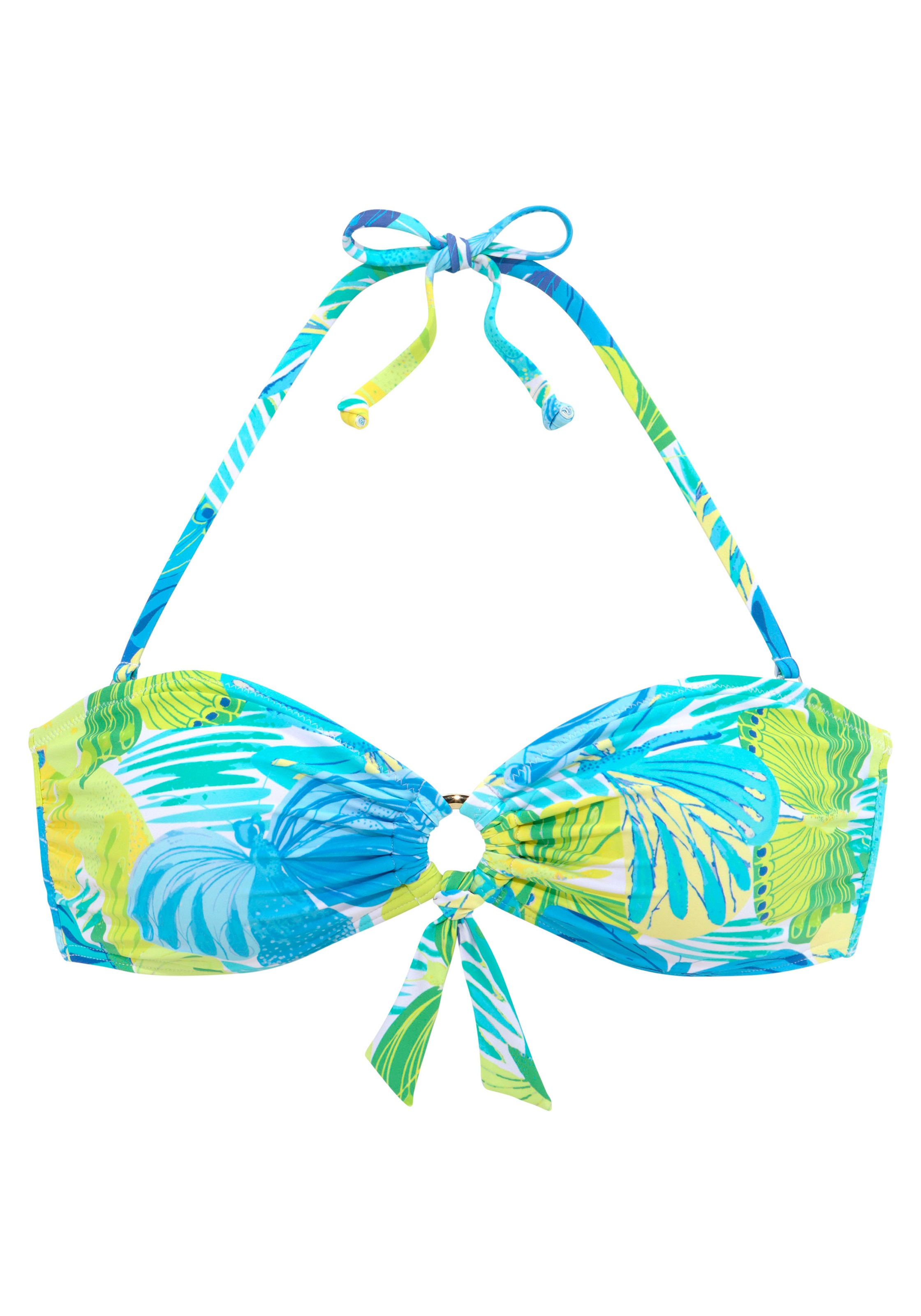 Sunseeker Bandeau-Bikini-Top mit Zierring