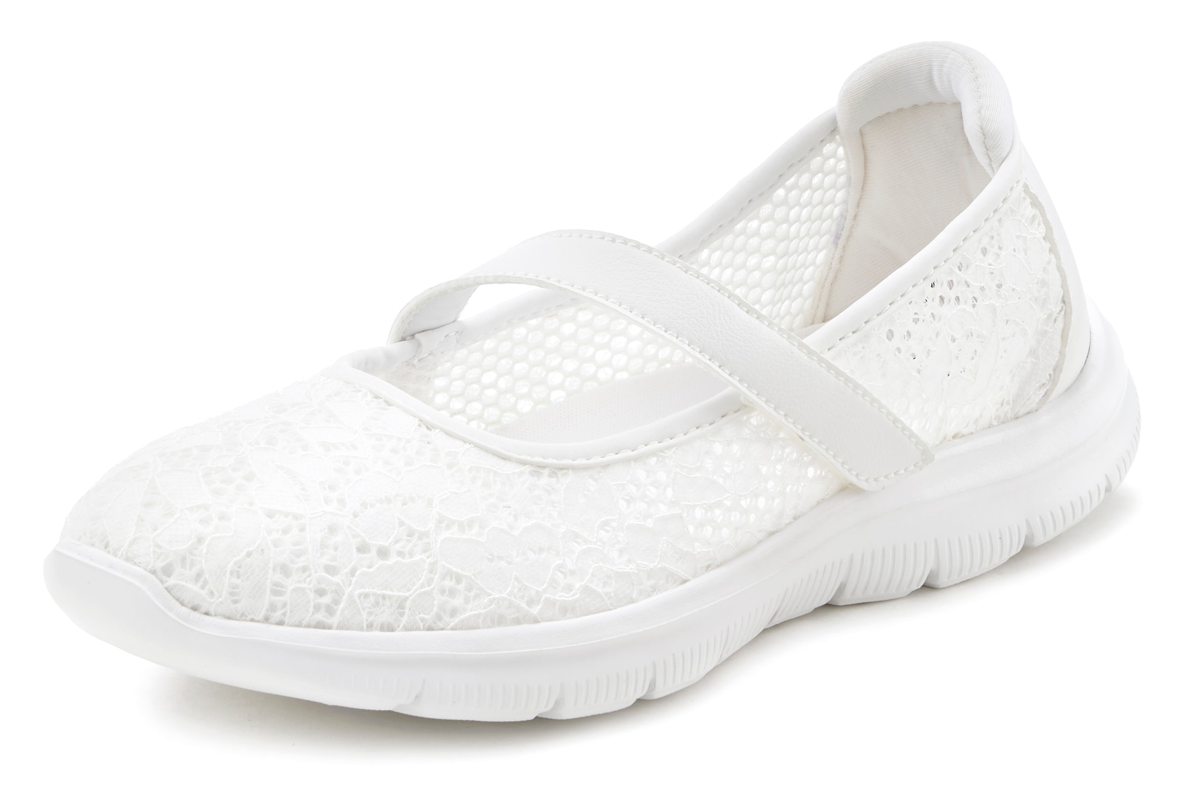 LASCANA Slipper, Halbschuh superleicht und bequem mit modischer Spitze VEGAN