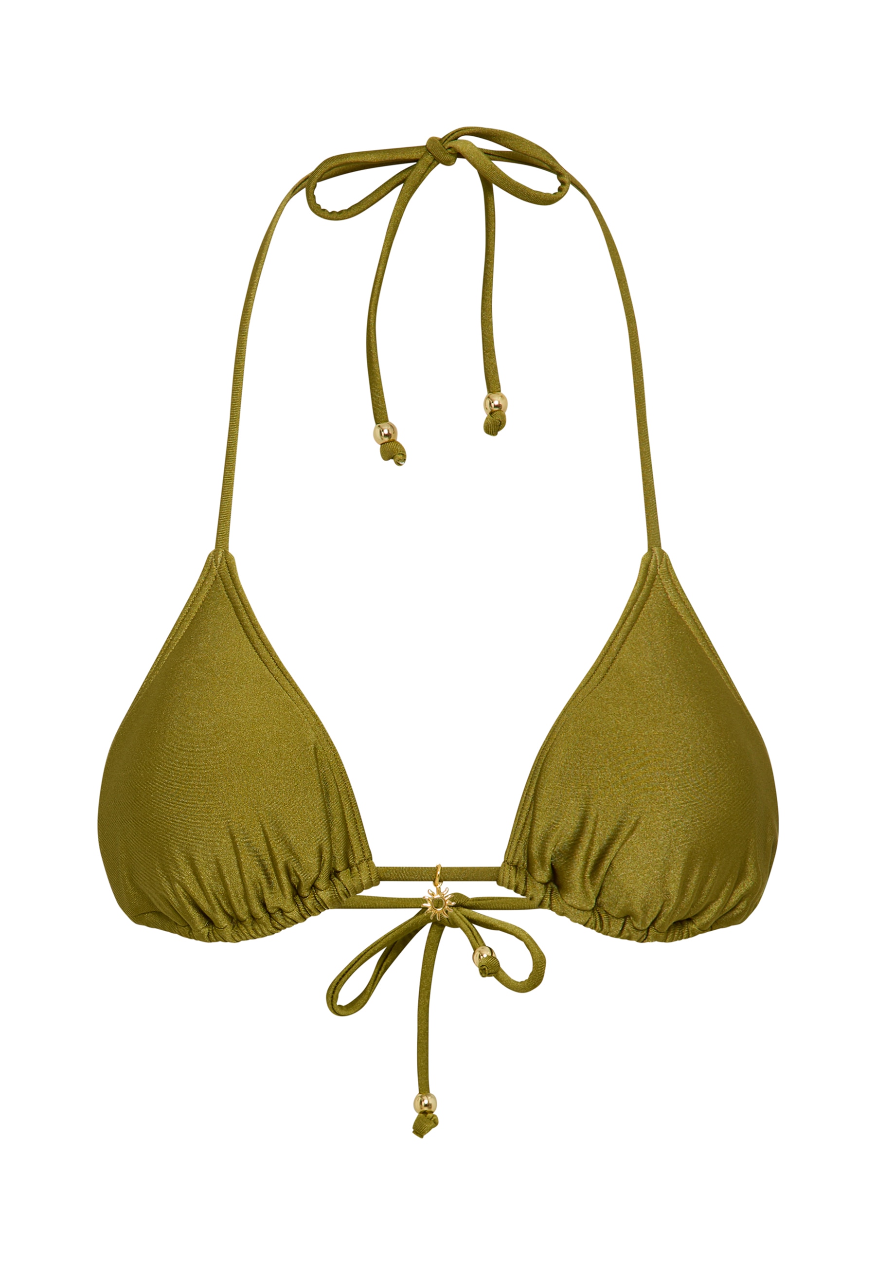 LSCN by LASCANA Top bikini triangle »Sunny« in trendiger Glanzware