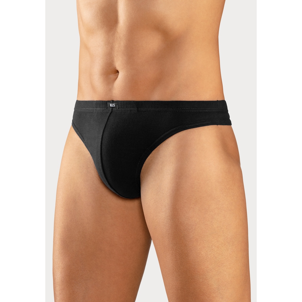 H.I.S String, (Packung, 3 St.), aus weichem Baumwoll-Stretch