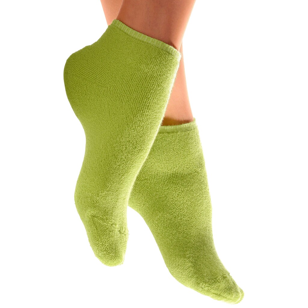 H.I.S Kurzsocken, (Packung, 6 Paar), mit kuscheligem Innenfrottee