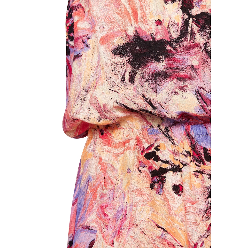LASCANA Bandeaukleid, mit Alloverprint
