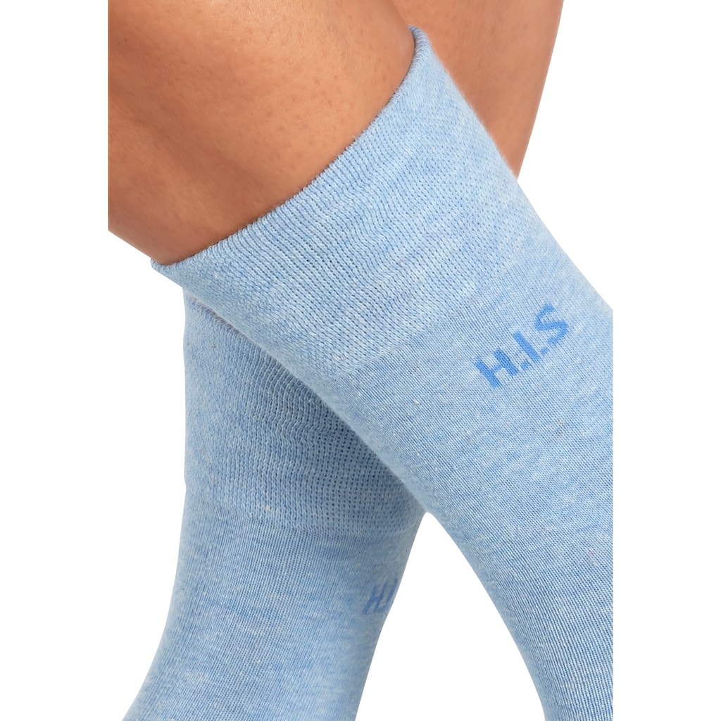 H.I.S Socken, (Packung, 12 Paar), ohne einschneidendes Gummi
