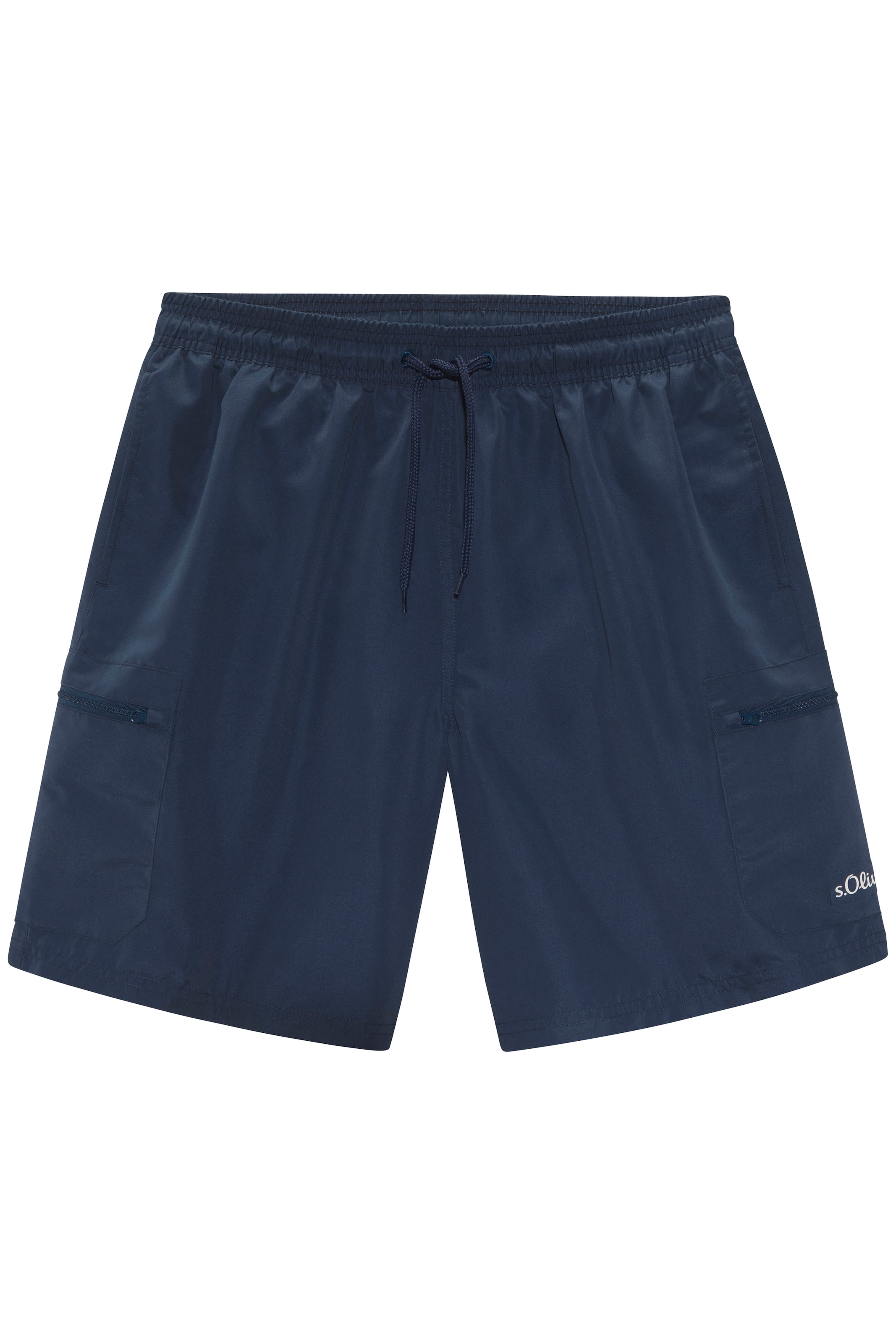 s.Oliver Badeshorts »Malcom« uni im Cargo-Stil