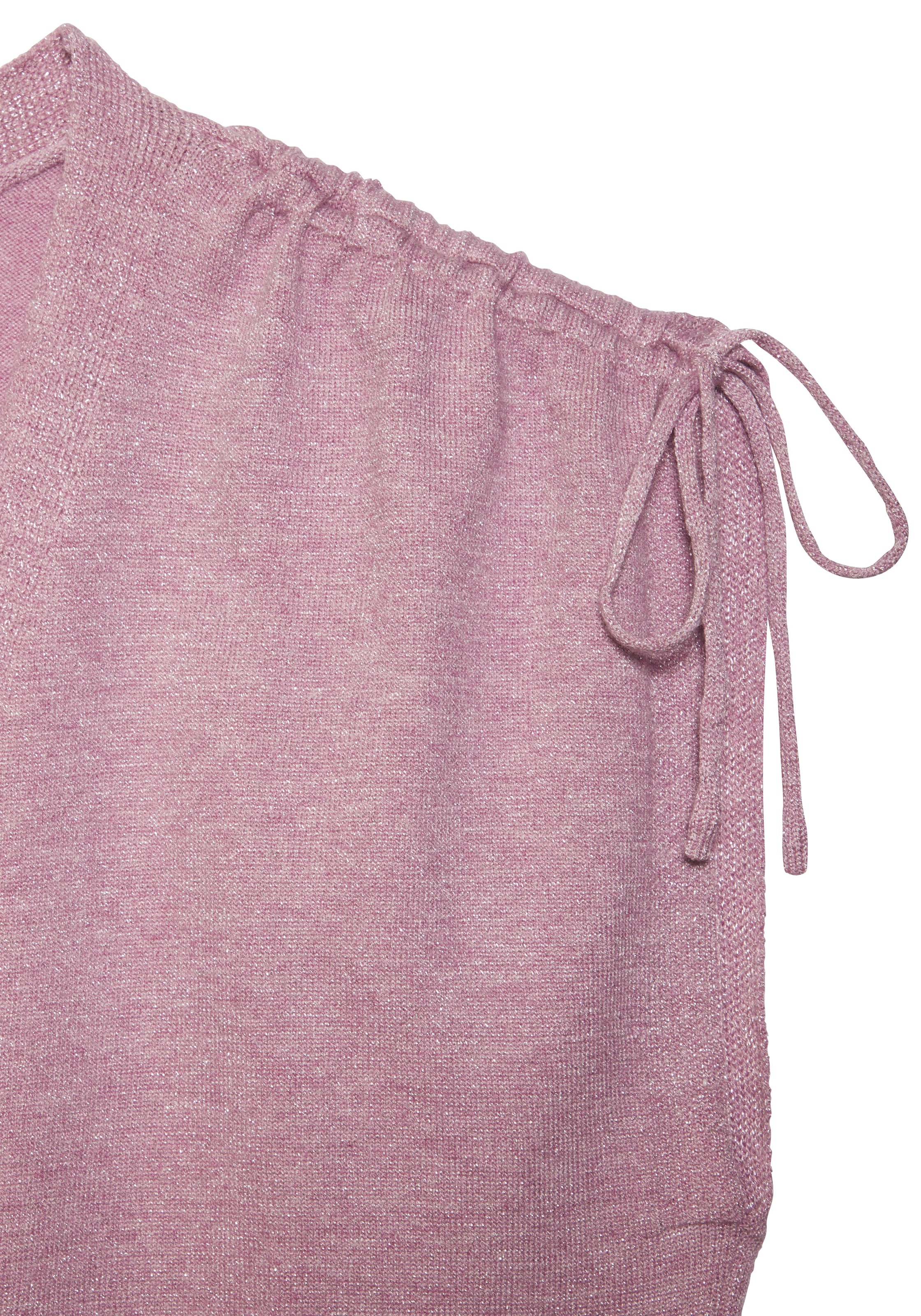 LASCANA Stricktop, mit glänzendem Lurexgarn