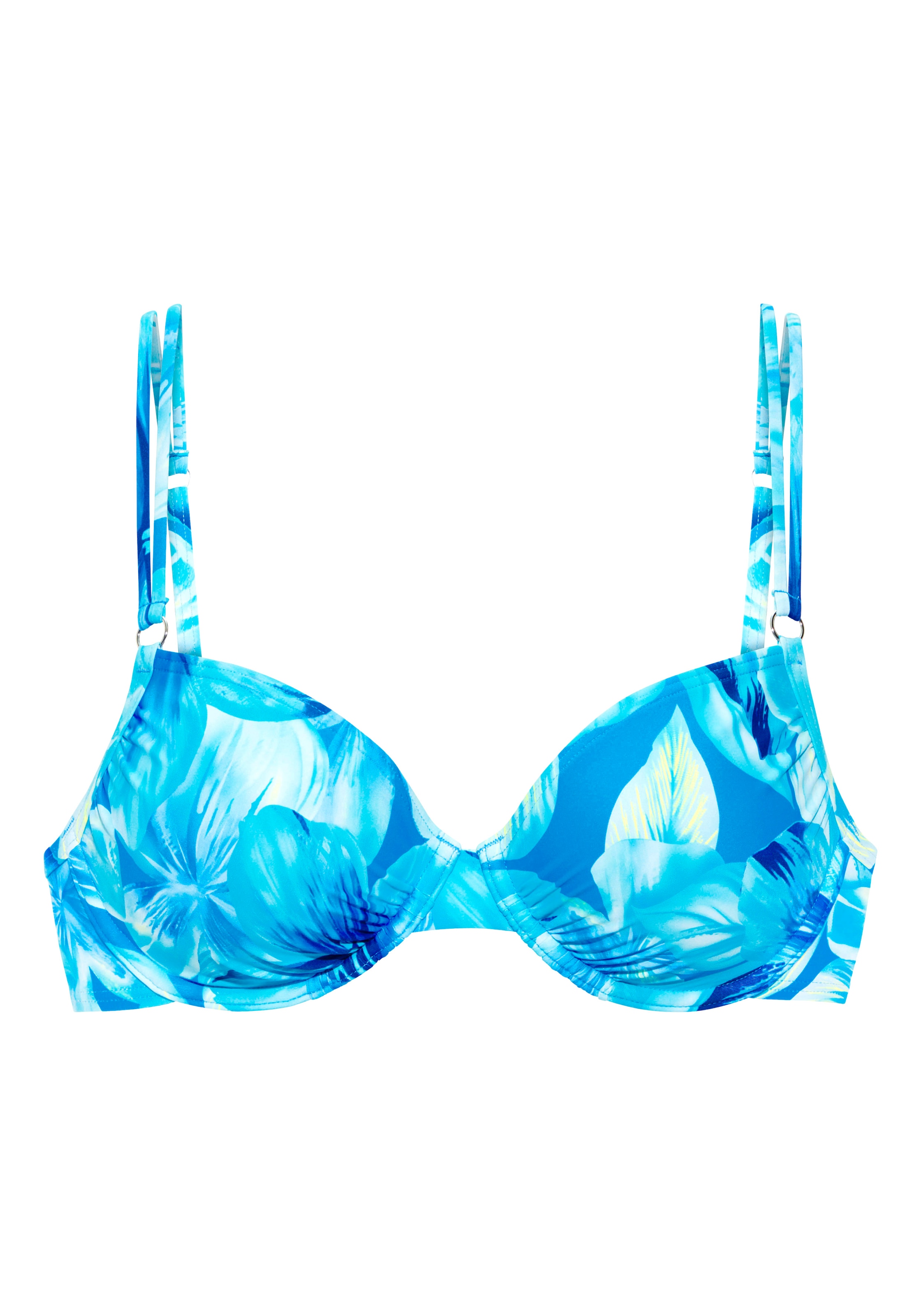 s.Oliver Haut de bikini à armatures »Jayce« mit goldfarbigen Zierringen