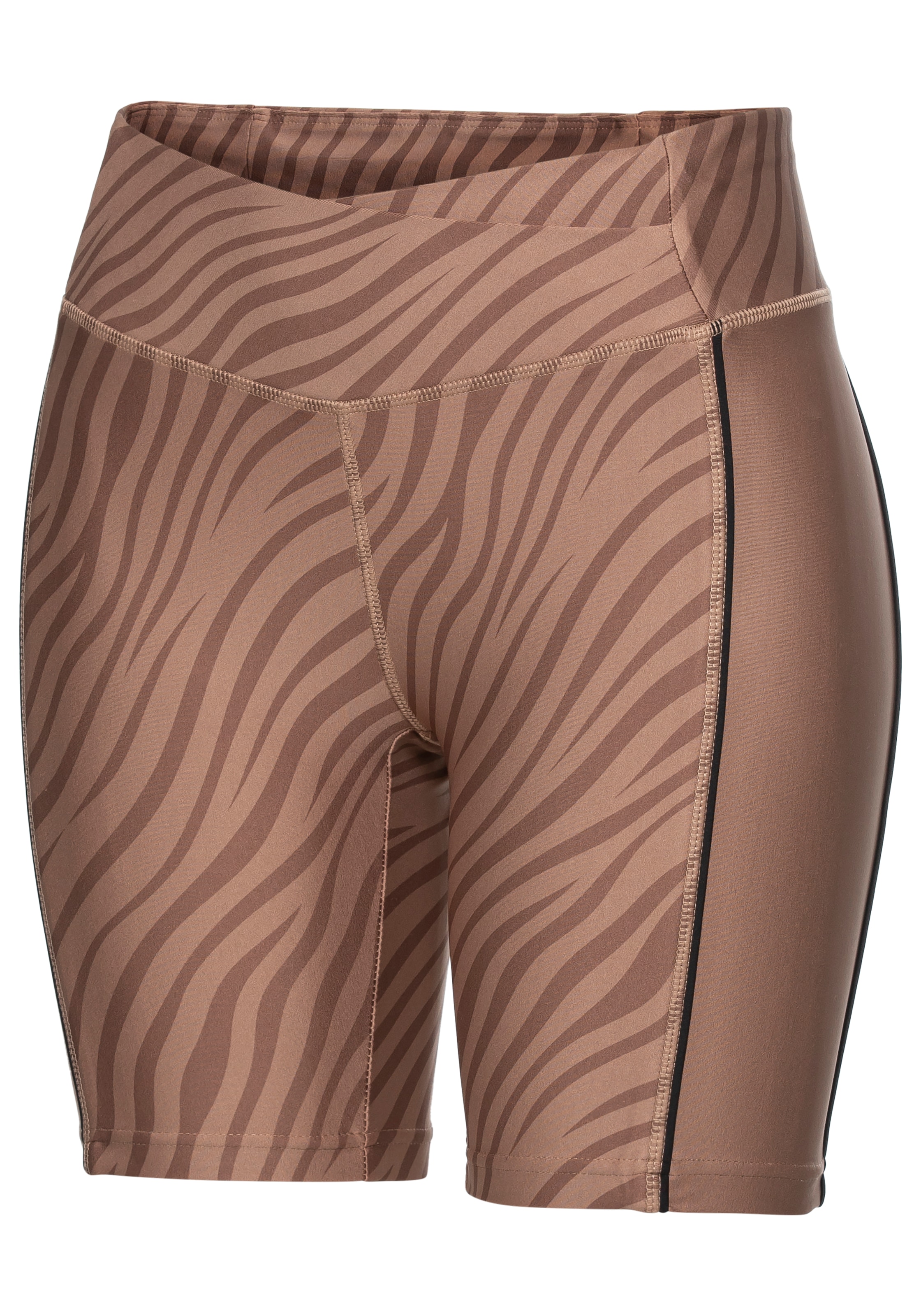 LASCANA ACTIVE Shorts, Sportshorts mit dezentem Zebramuster