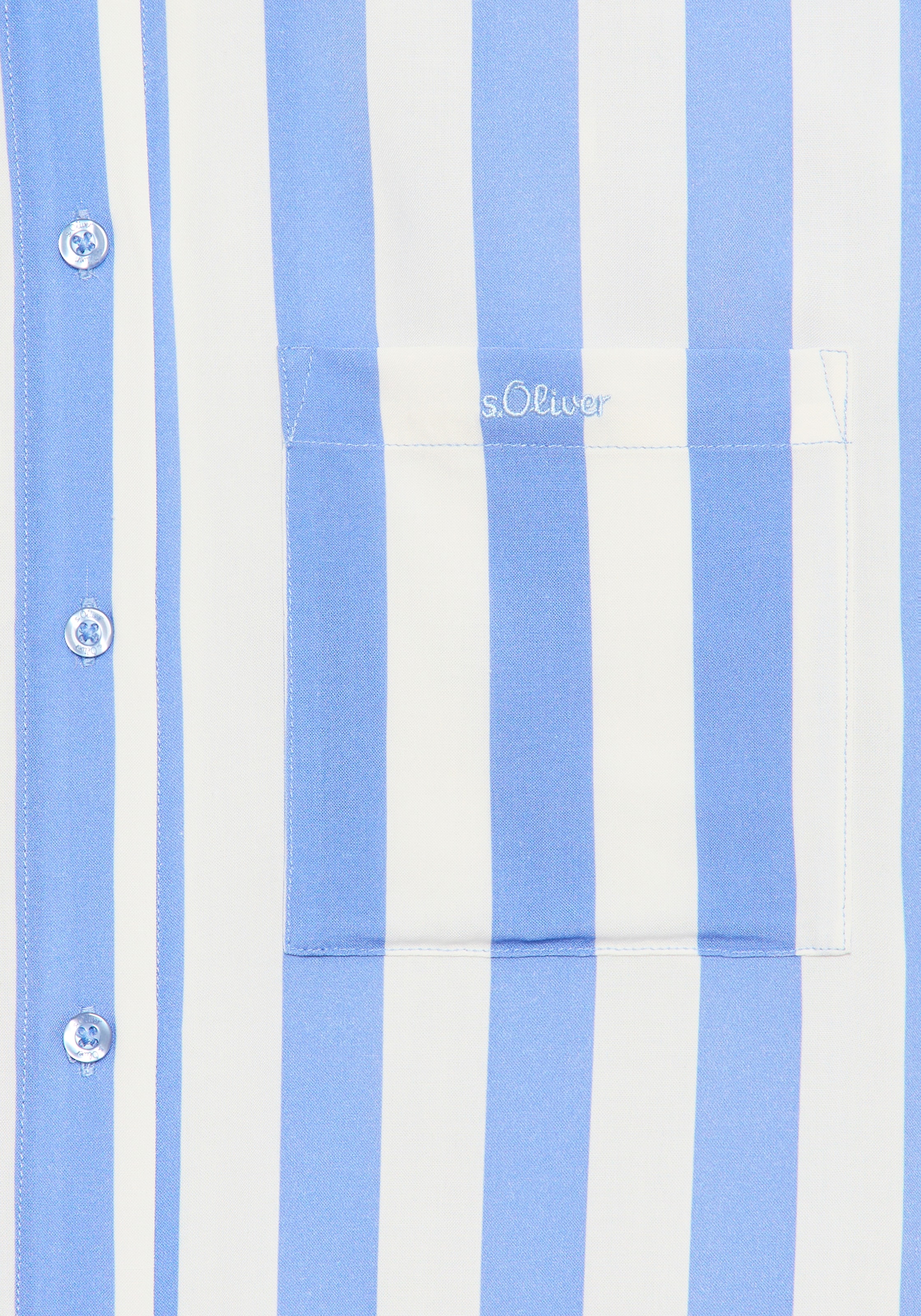 s.Oliver Haut de pyjama 1-teilig,  mit breiten Streifen