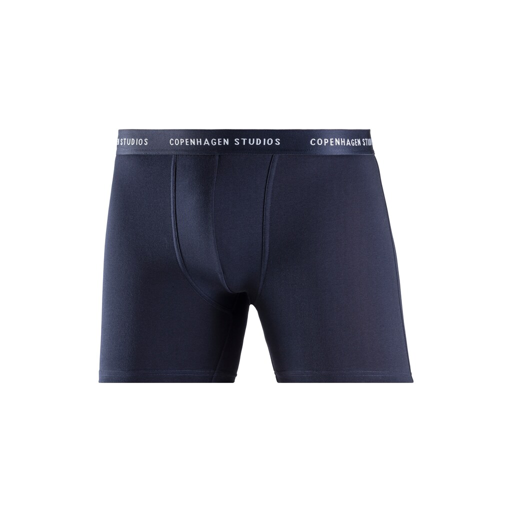 Copenhagen Studios Boxer »Boxershorts für Herren«, (3 St.), mit längerem Bein und Logobund