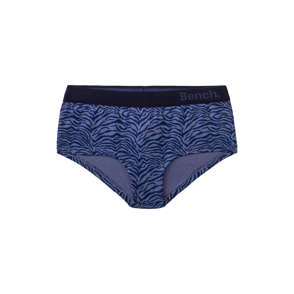 Bench. Set: Bustier, (4 tlg., mit Panty), mit tonigem Zebramuster