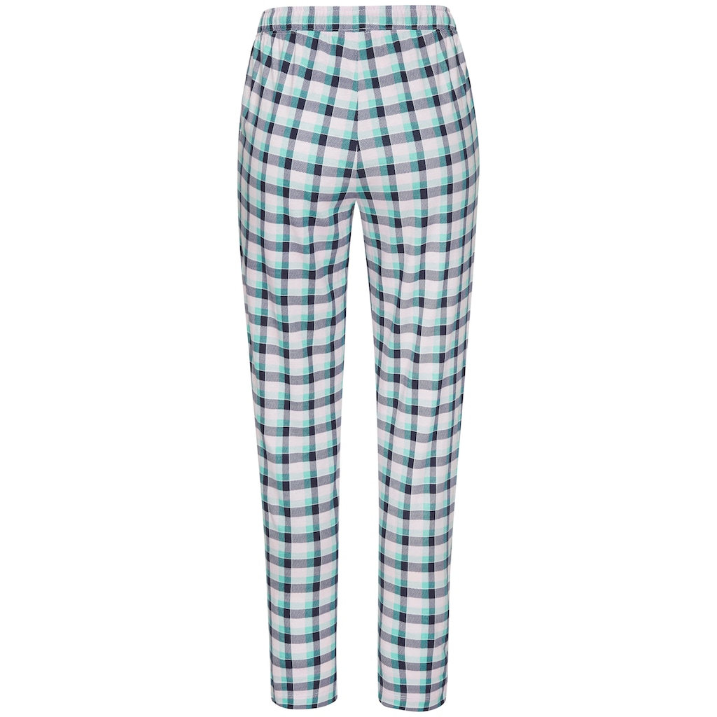 s.Oliver Pyjamahose, mit schönem Allover-Print
