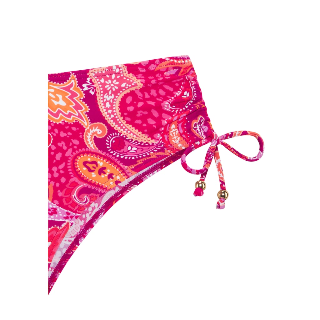 Vivance Bikini-Hose »Pretty«, seitlich regulierbar und mit modischem Paisleymuster