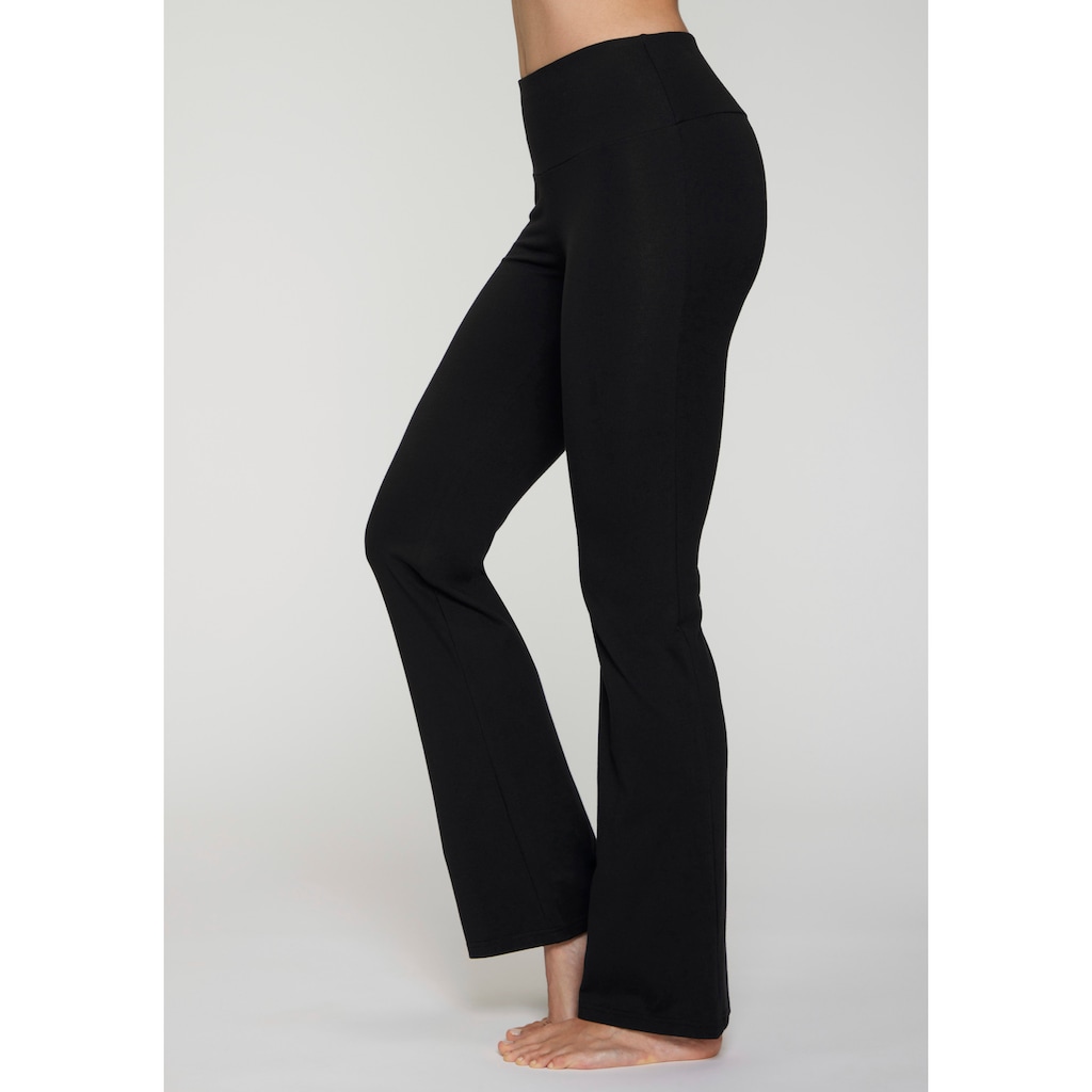 LASCANA ACTIVE Jazzpants, mit breitem Bündchen