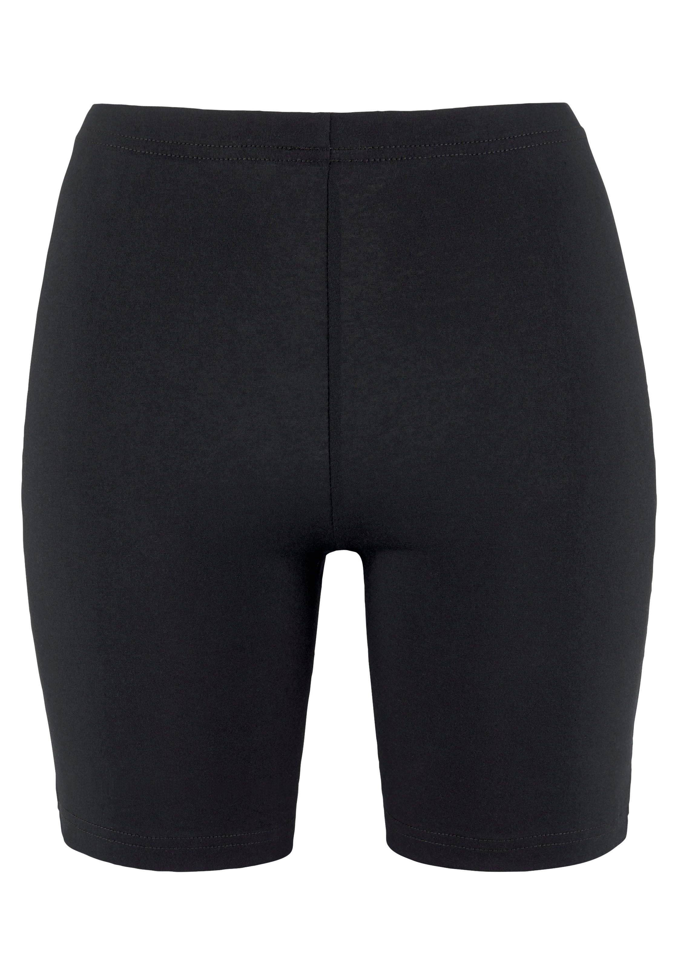 LASCANA Lange Unterhose, (Packung, 2 St.), "Perfect Basics" aus elastischer Baumwolle