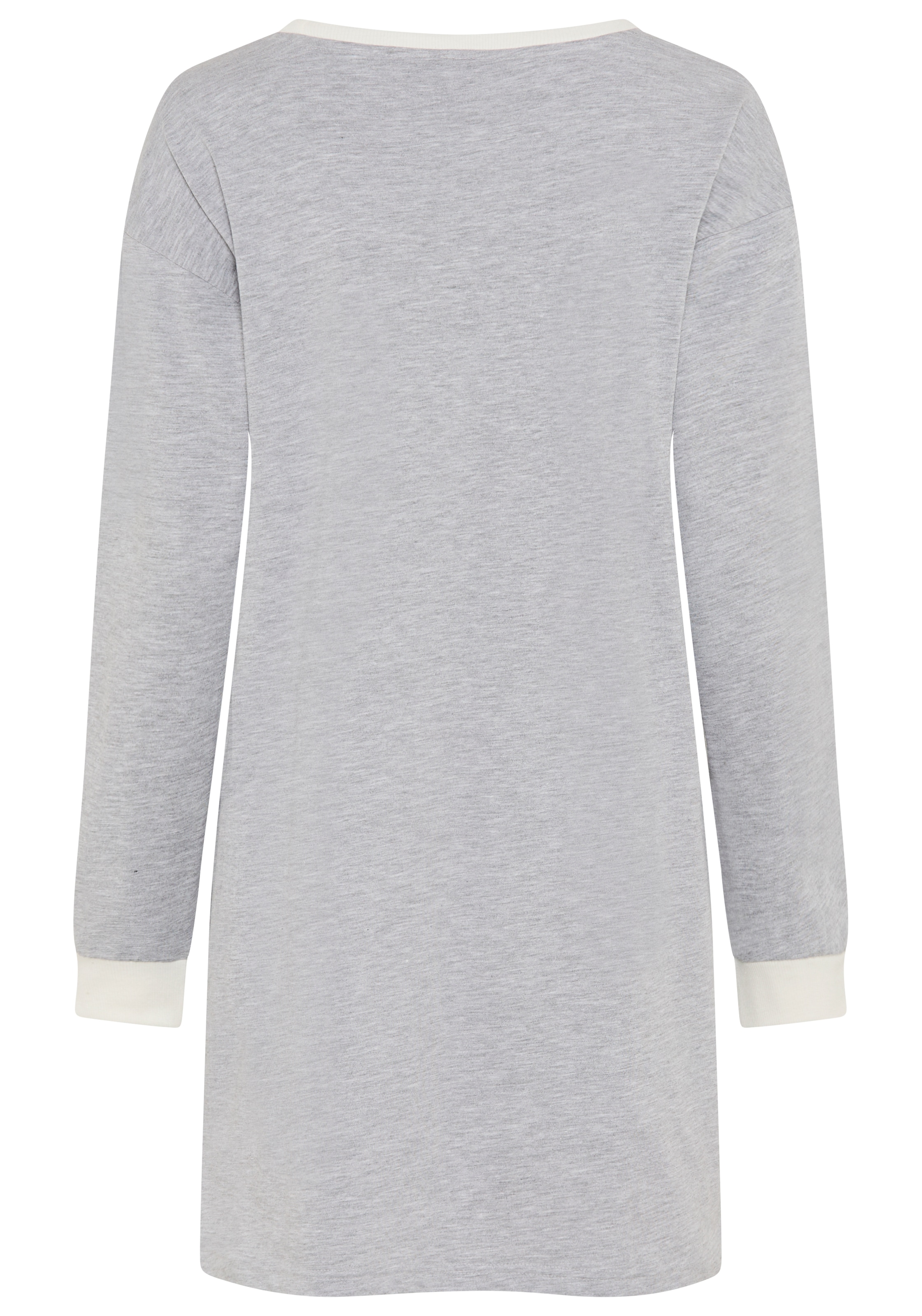 Arizona Chemise de nuit 1 tlg. Poches dans les coutures latérales mit aufgesetzten Kontrast-Streifen am Ärmel