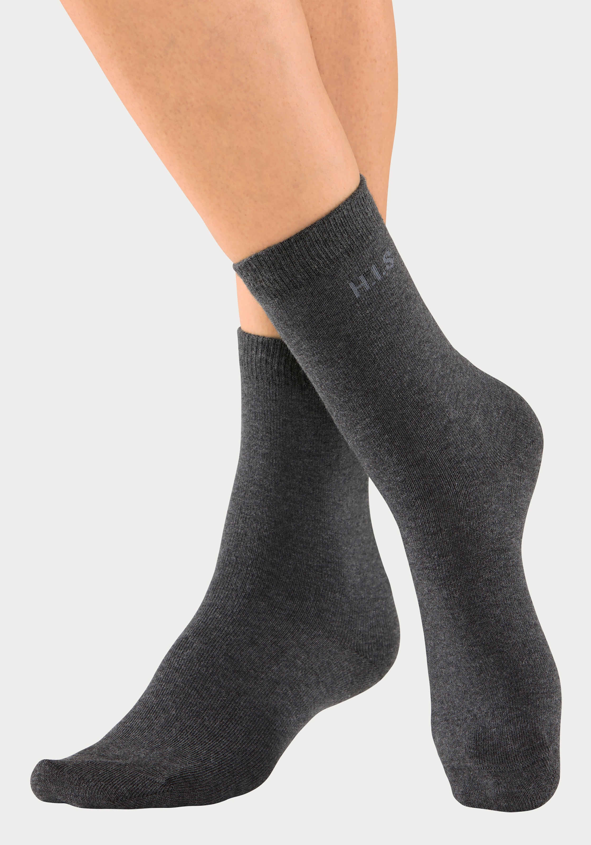 H.I.S Socken, (Packung, 16 Paar), mit eingestricktem Markenlogo