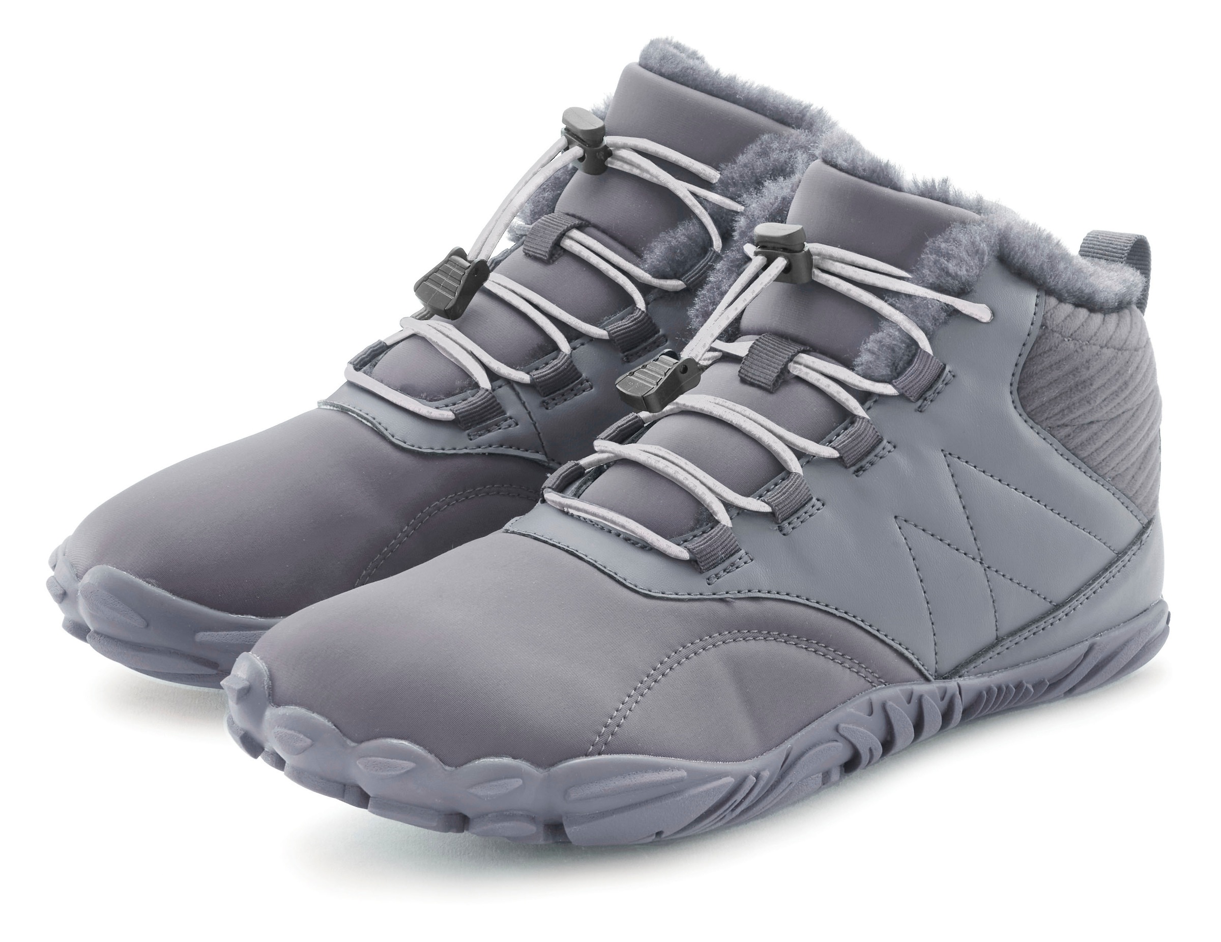 Vivance Stiefelette »Freizeitschuh, Halbschuh, Sneaker« zum Reinschlüpfen mit elastischen Schnürbändern VEGAN