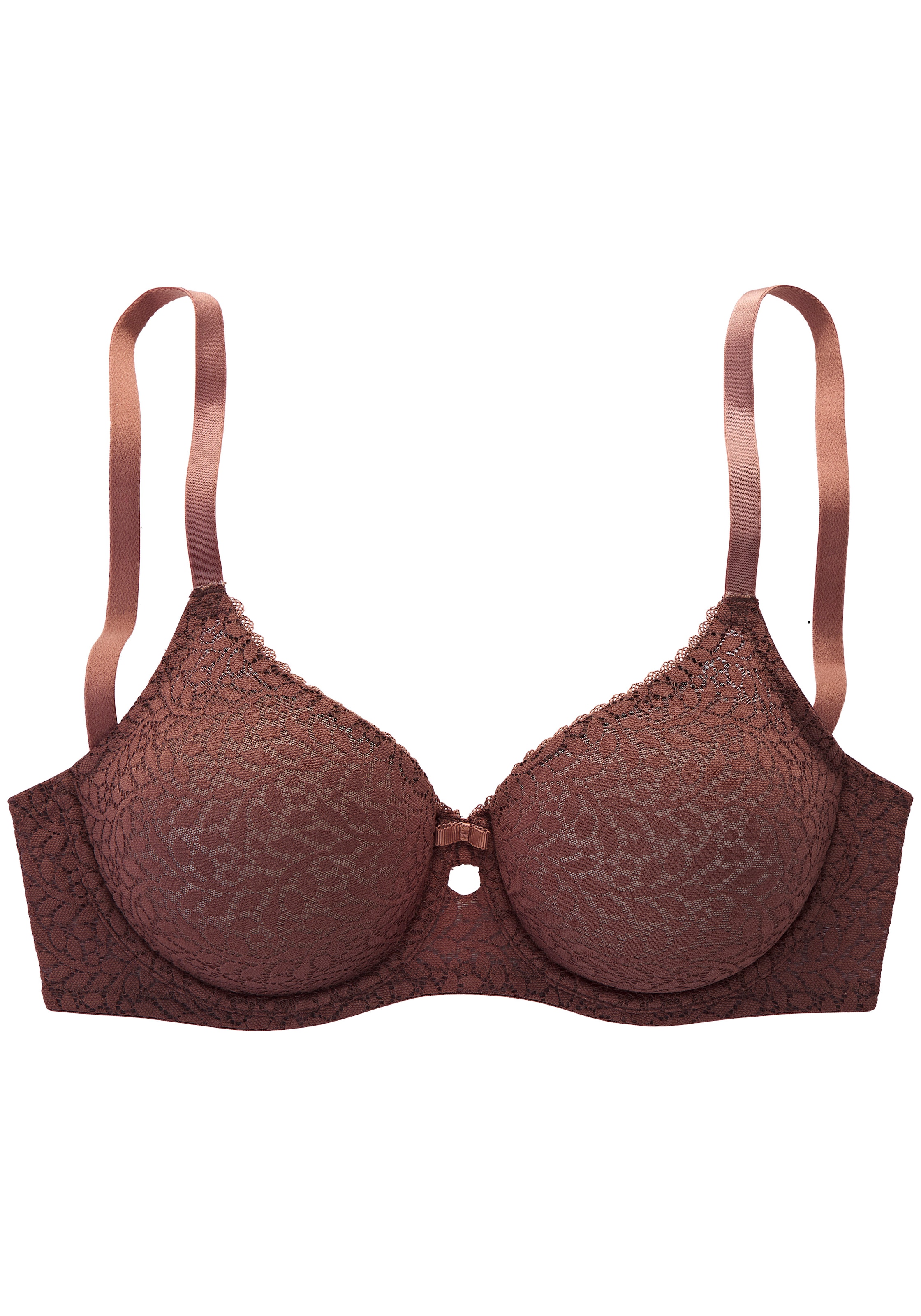 Nuance Soutien-gorge minimisant mit Bügel aus leicht transparenter Spitze – ideal für grosse Grössen