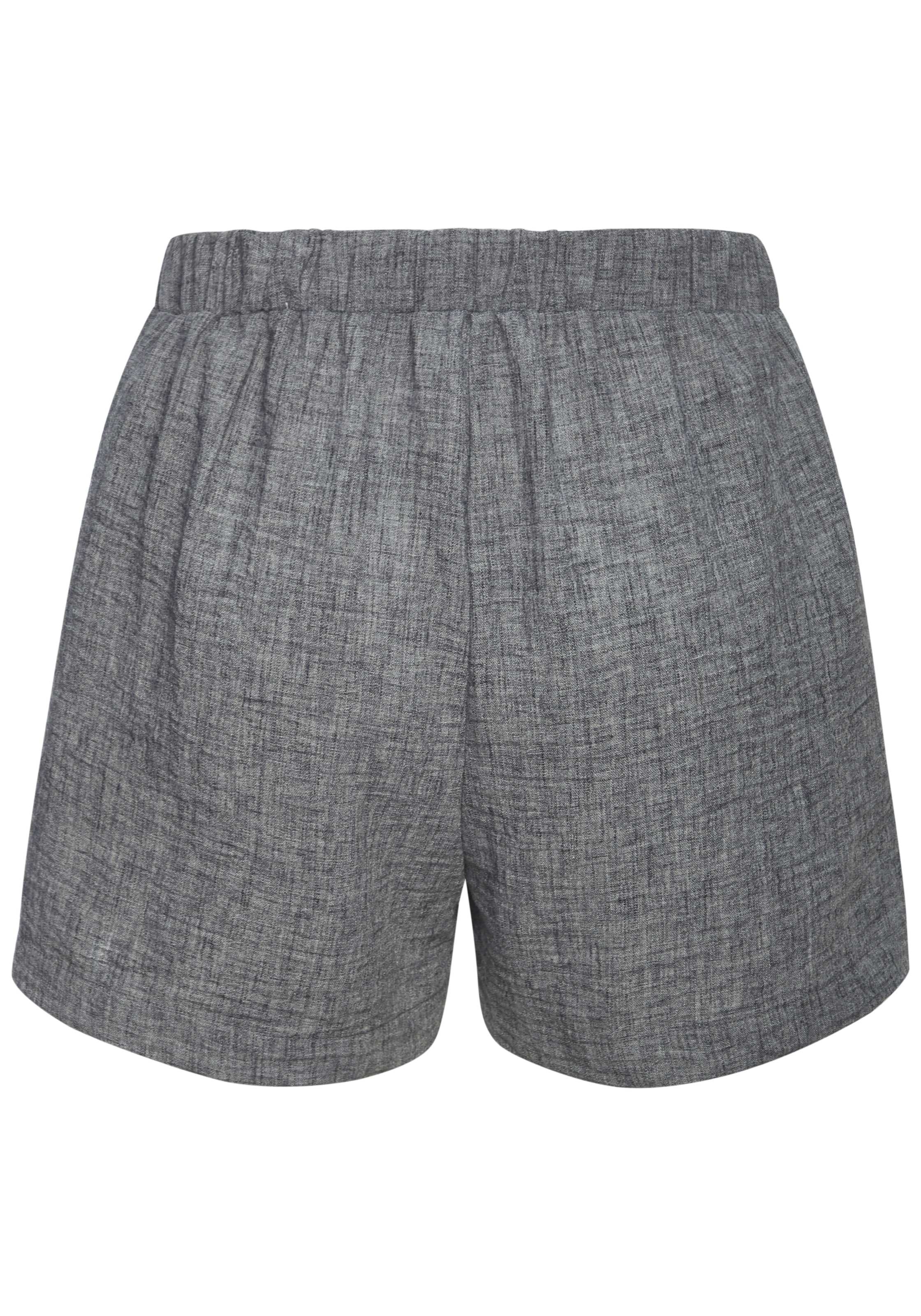 Buffalo Webshorts »aus strukturierter Webware mit Melange-Optik«  kurze Sommerhose, luftige Strandshorts, sommerlich leichte Qualität