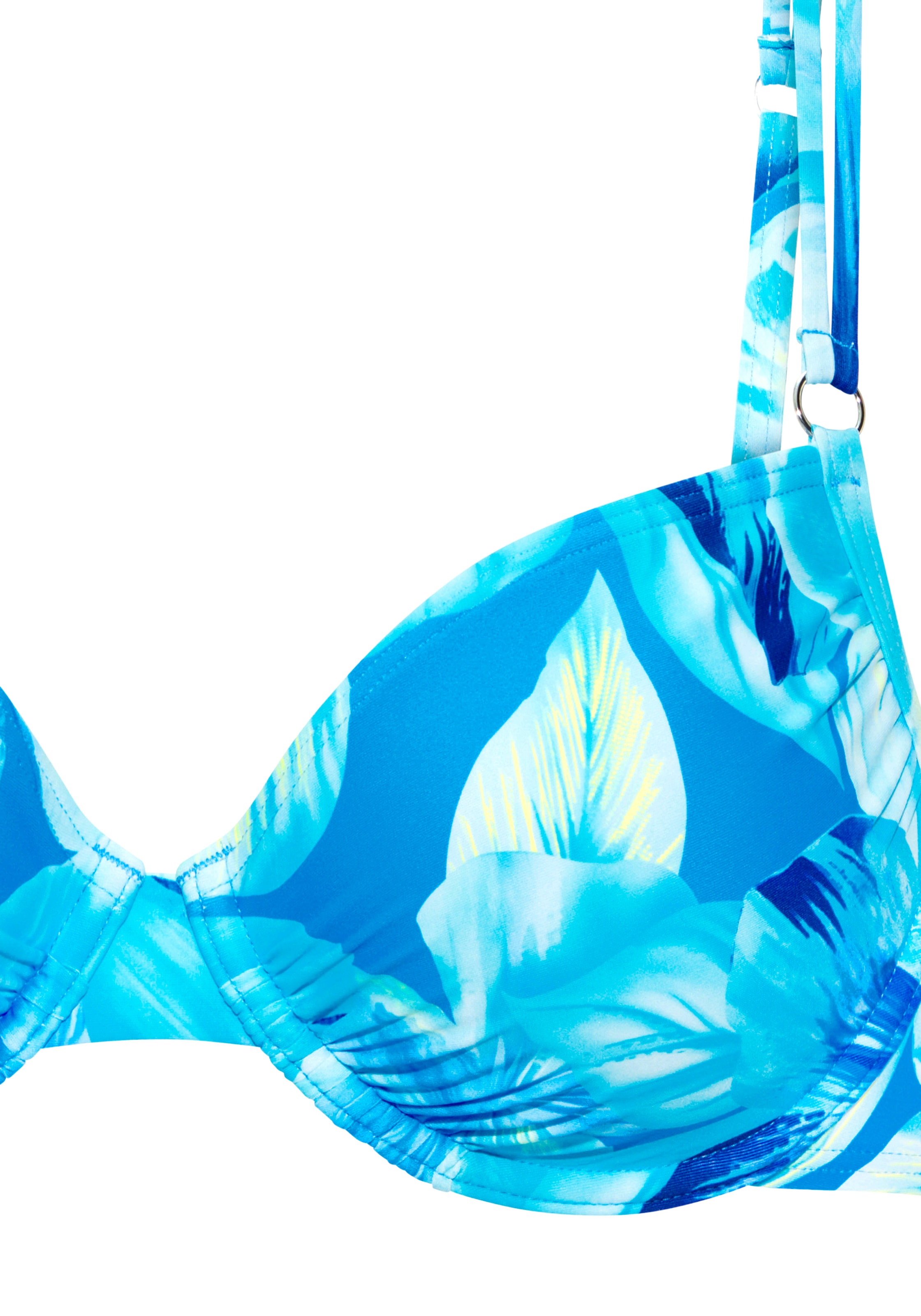 s.Oliver Haut de bikini à armatures »Jayce« mit goldfarbigen Zierringen