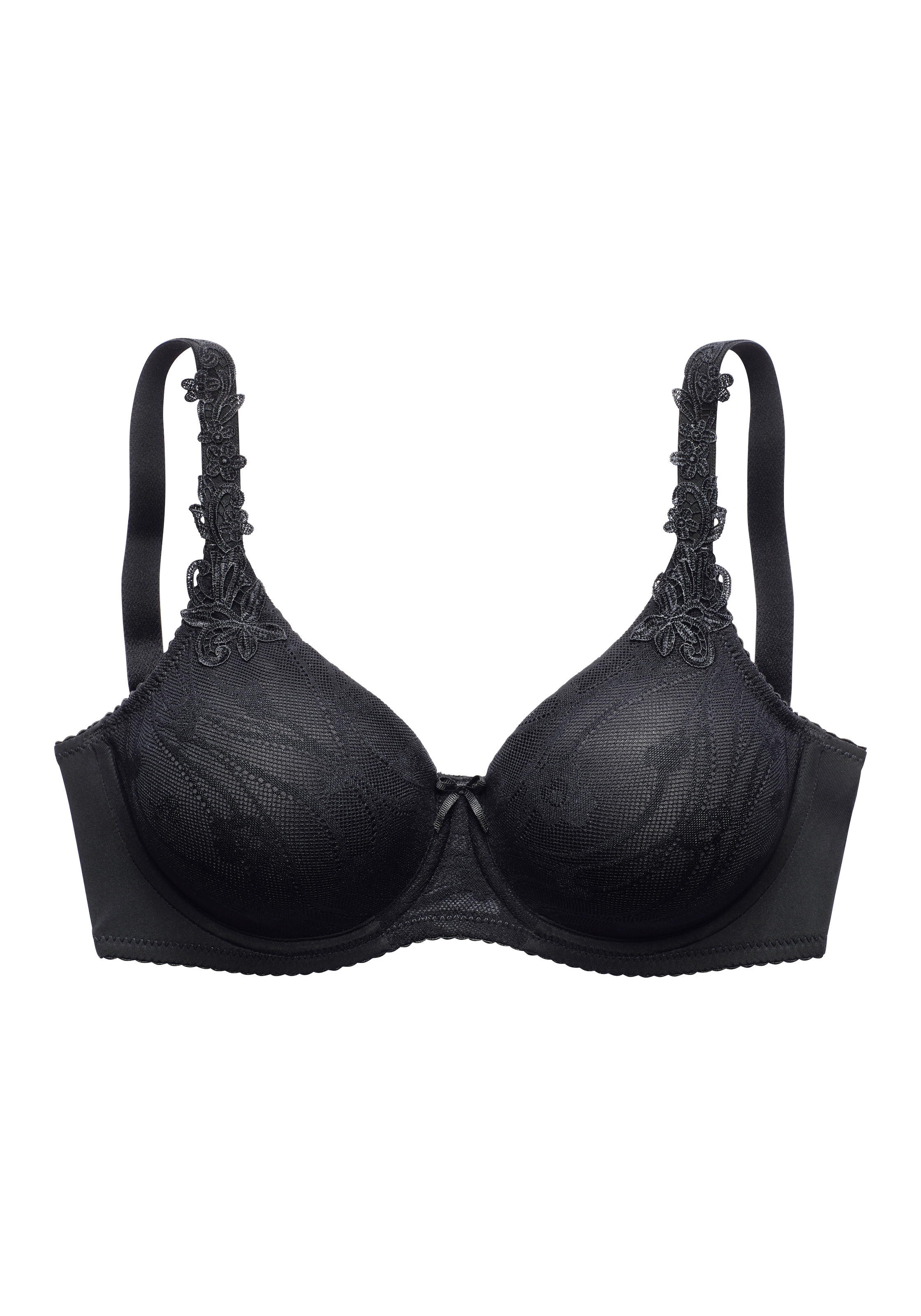 Soutien-gorge minimiseur à armatures Nuance doublé de dentelle jacquard