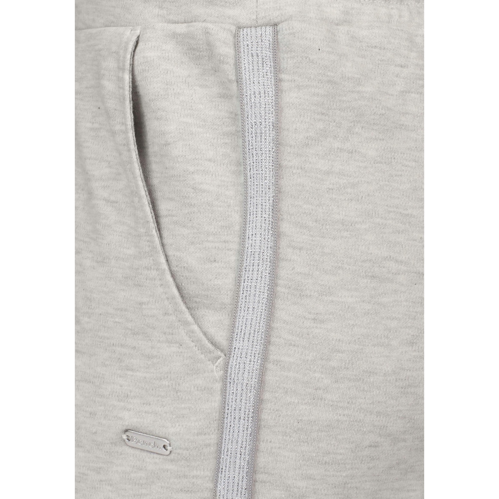 Bench. Loungewear Homewearhose, mit Metallic-Streifen, Loungewear, Loungeanzug