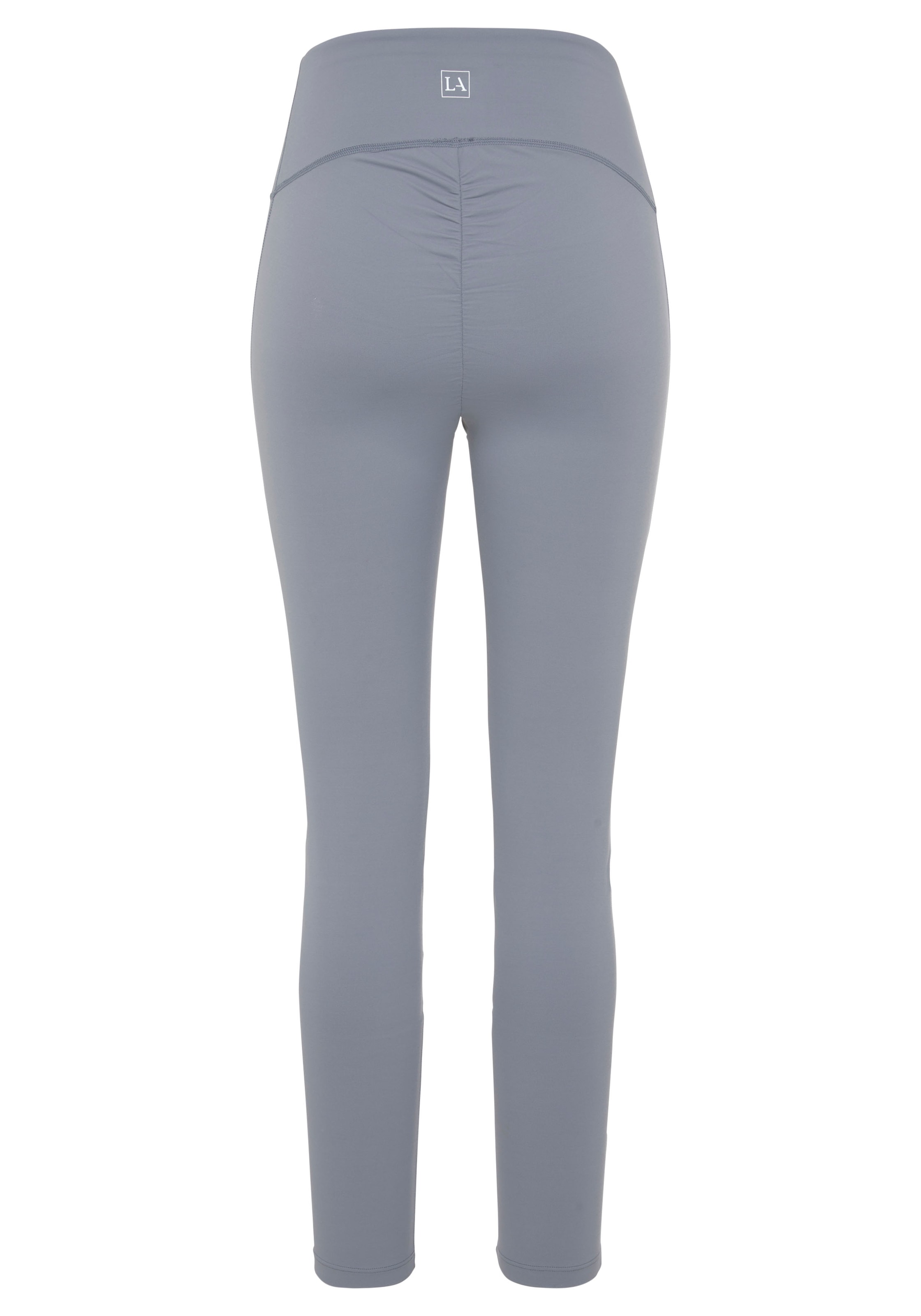 LASCANA ACTIVE Funktionsleggings, mit kleiner Raffung, Loungewear