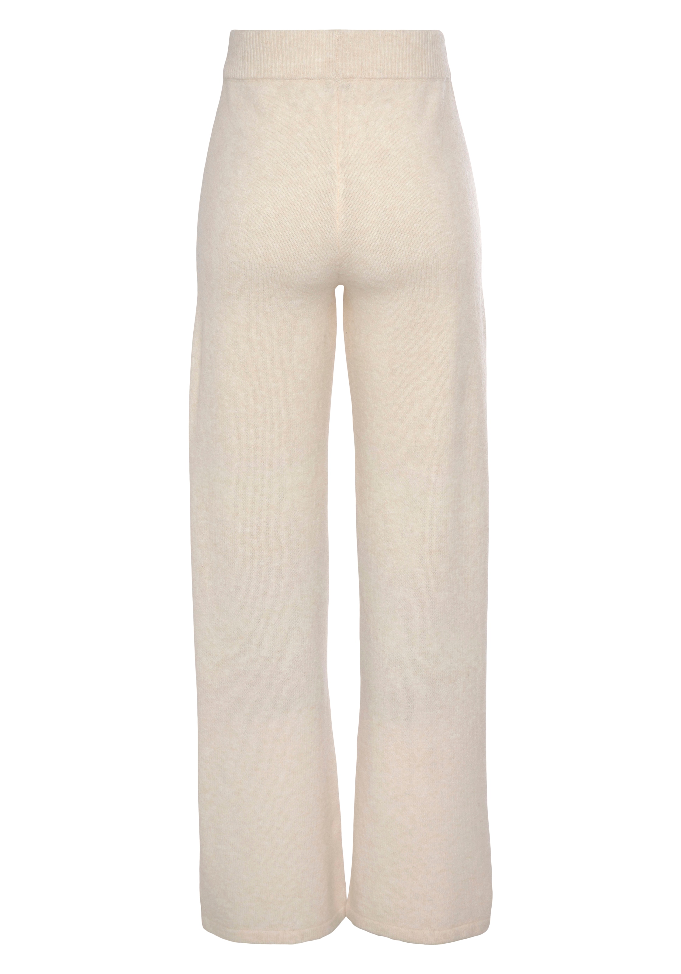 LASCANA Strickhose, mit Rippbündchen, Loungewear