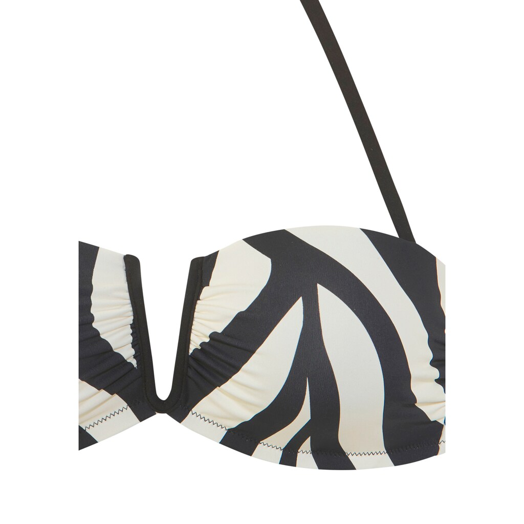 French Connection Bandeau-Bikini »Louise«, V-förmige Schnalle zwischen den Cups