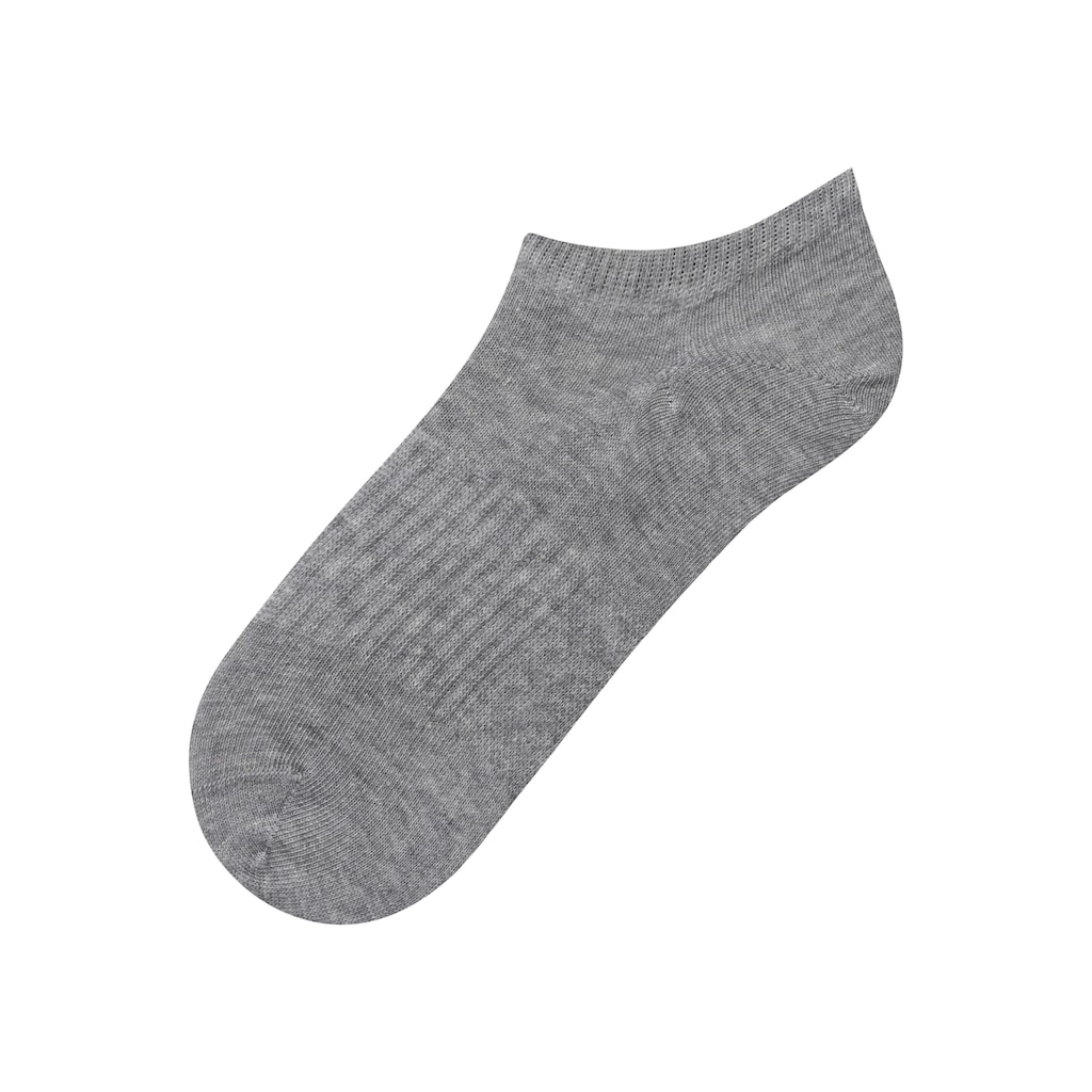LASCANA ACTIVE Sneakersocken, (Packung, 7 Paar), mit Mittelfussgummi