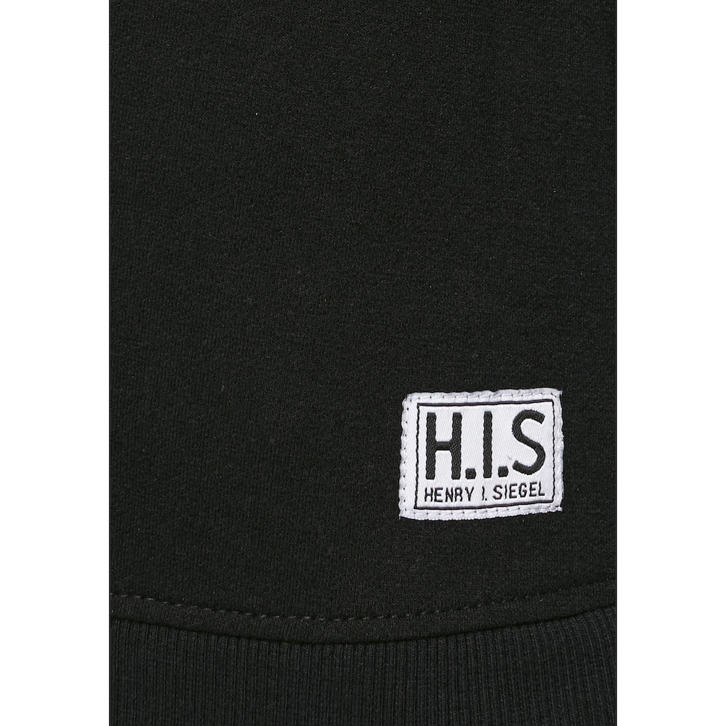 H.I.S Sweater, mit kontrastfarbigem Tape, Loungeanzug