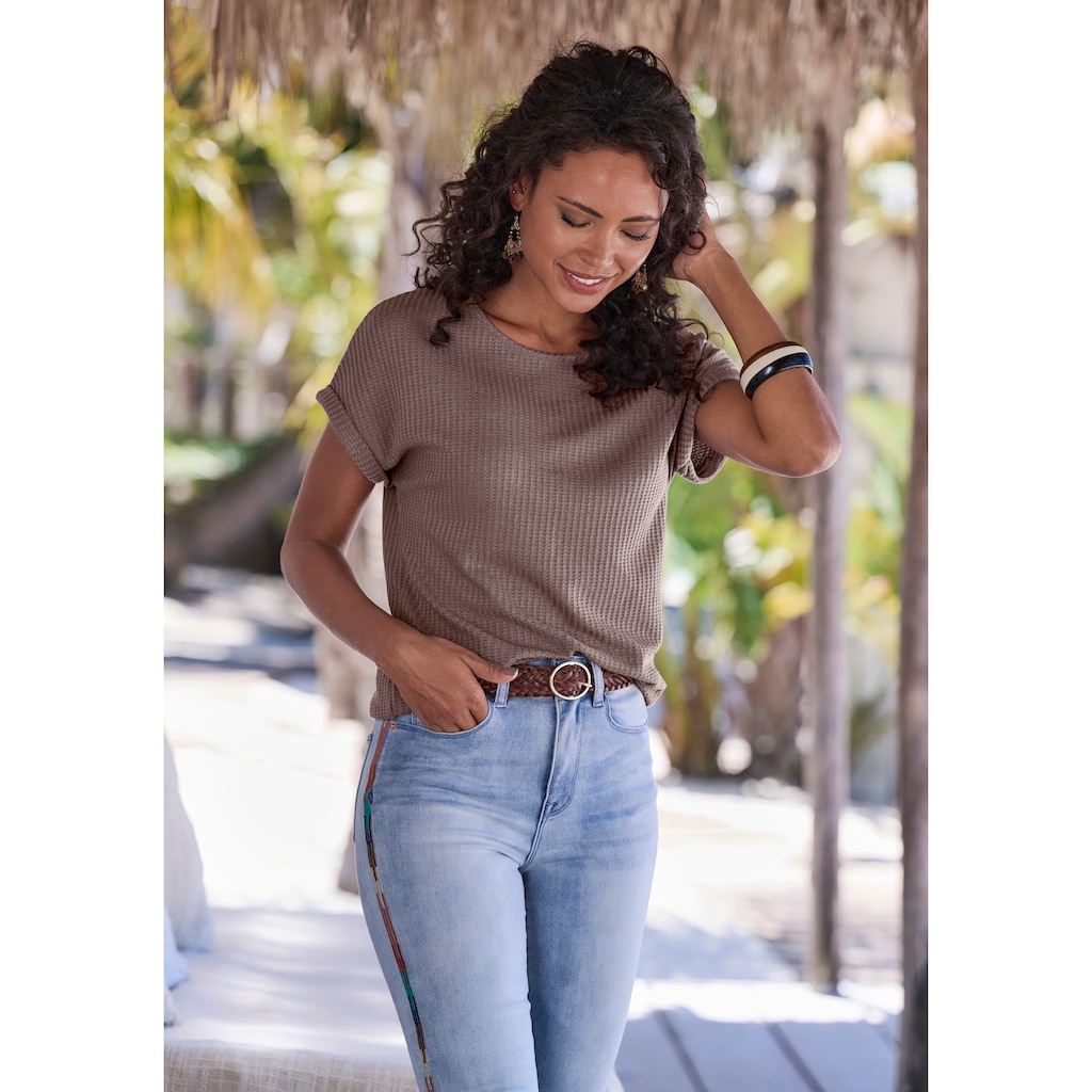 Vivance Kurzarmshirt »aus weicher Piqué-Qualität«, (2er-Pack)