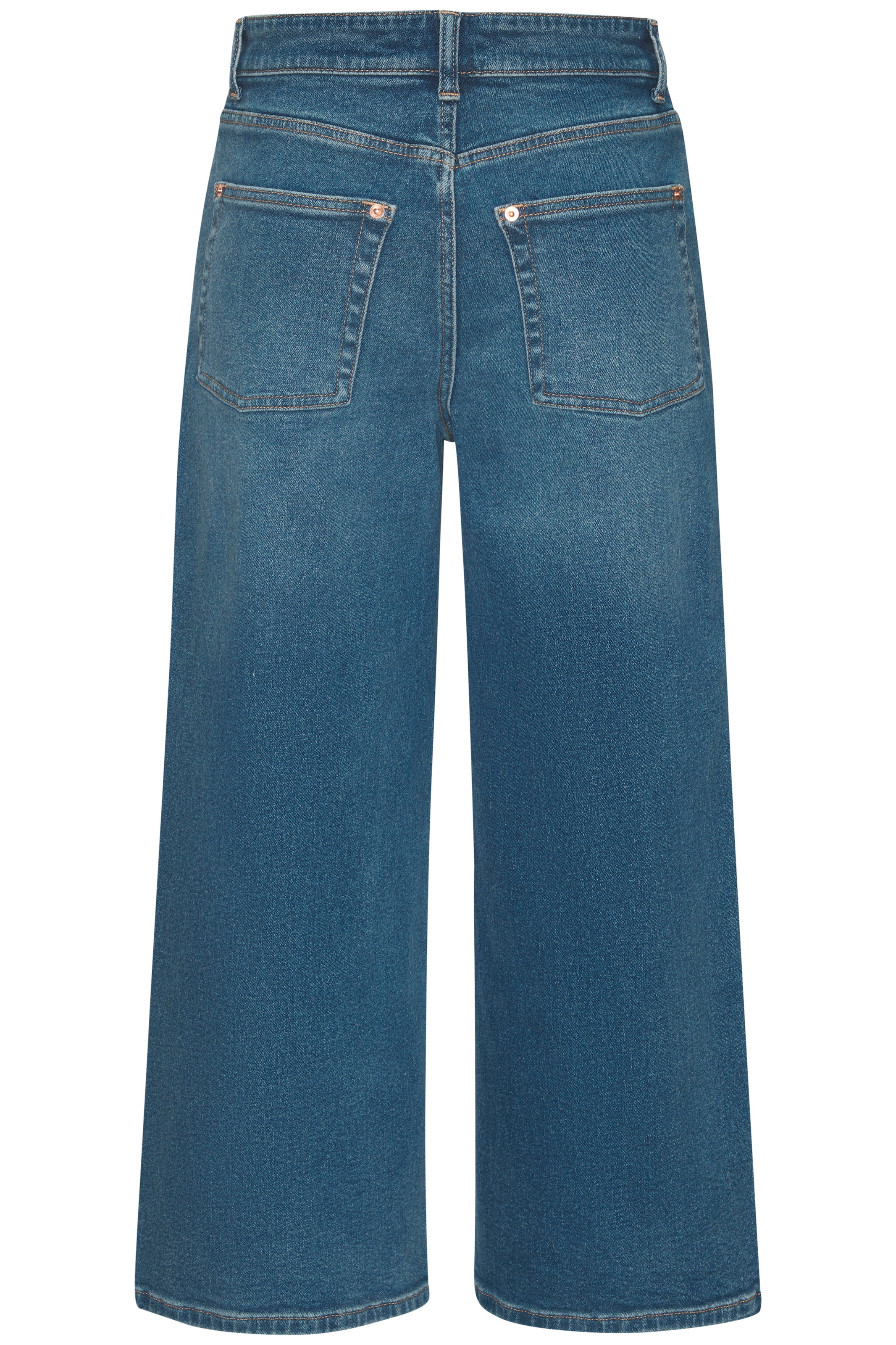 LASCANA Jeans 7/8 aus Baumwoll-Denim, Straight-Leg