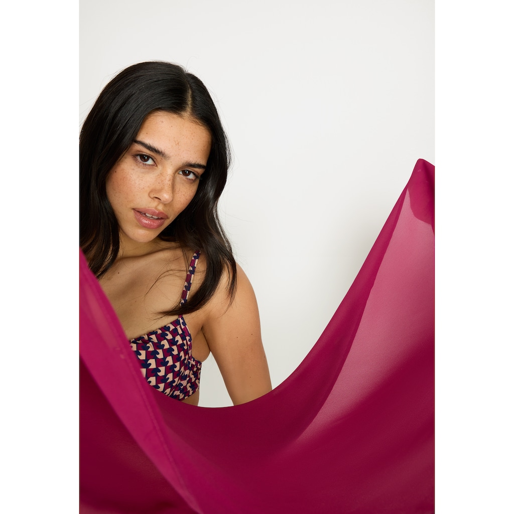 LSCN by LASCANA Strandrock, kurzer Wickelrock aus Chiffon