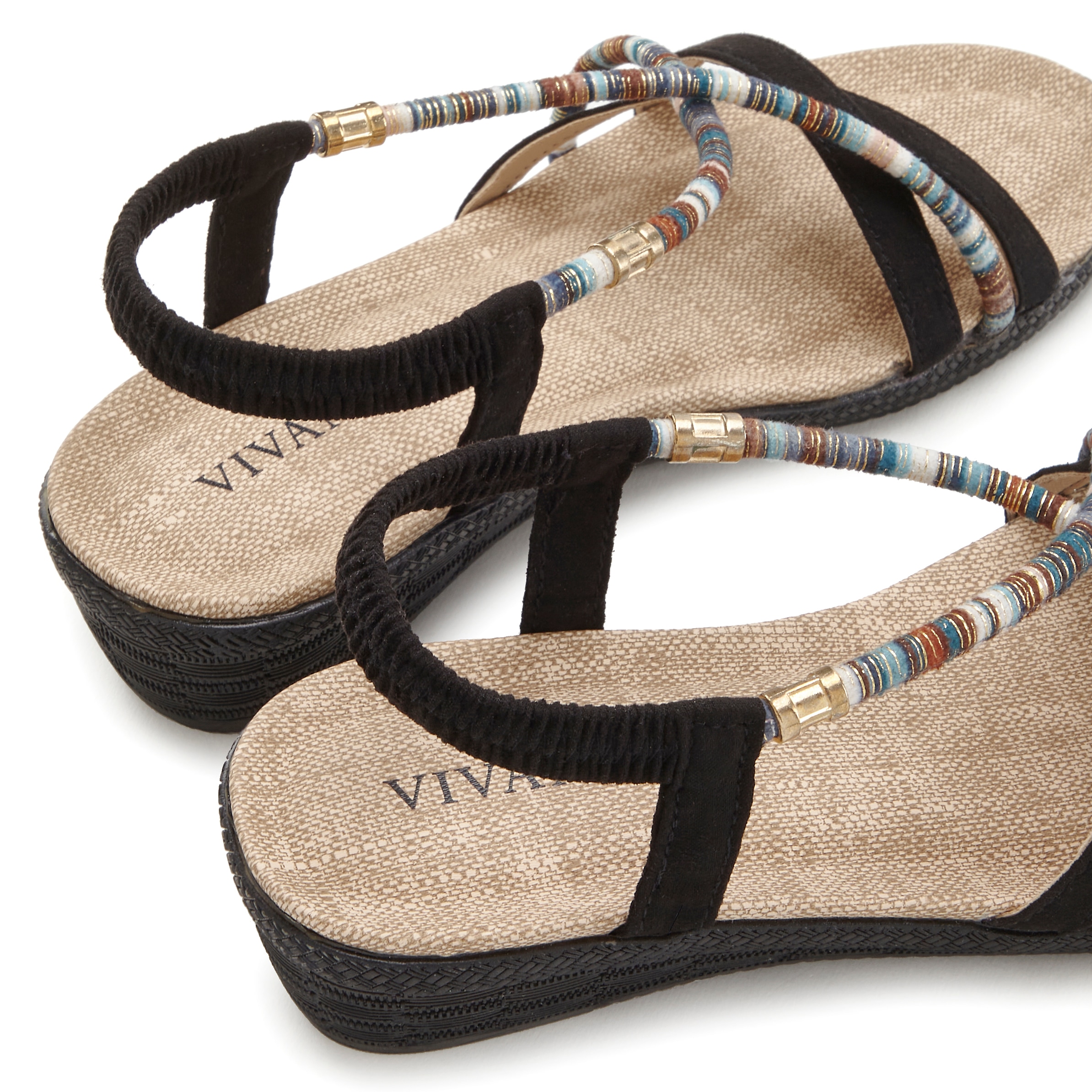 Vivance Sandale, mit dezenten Schmuckelementen, Sandalette, Sommerschuh VEGAN